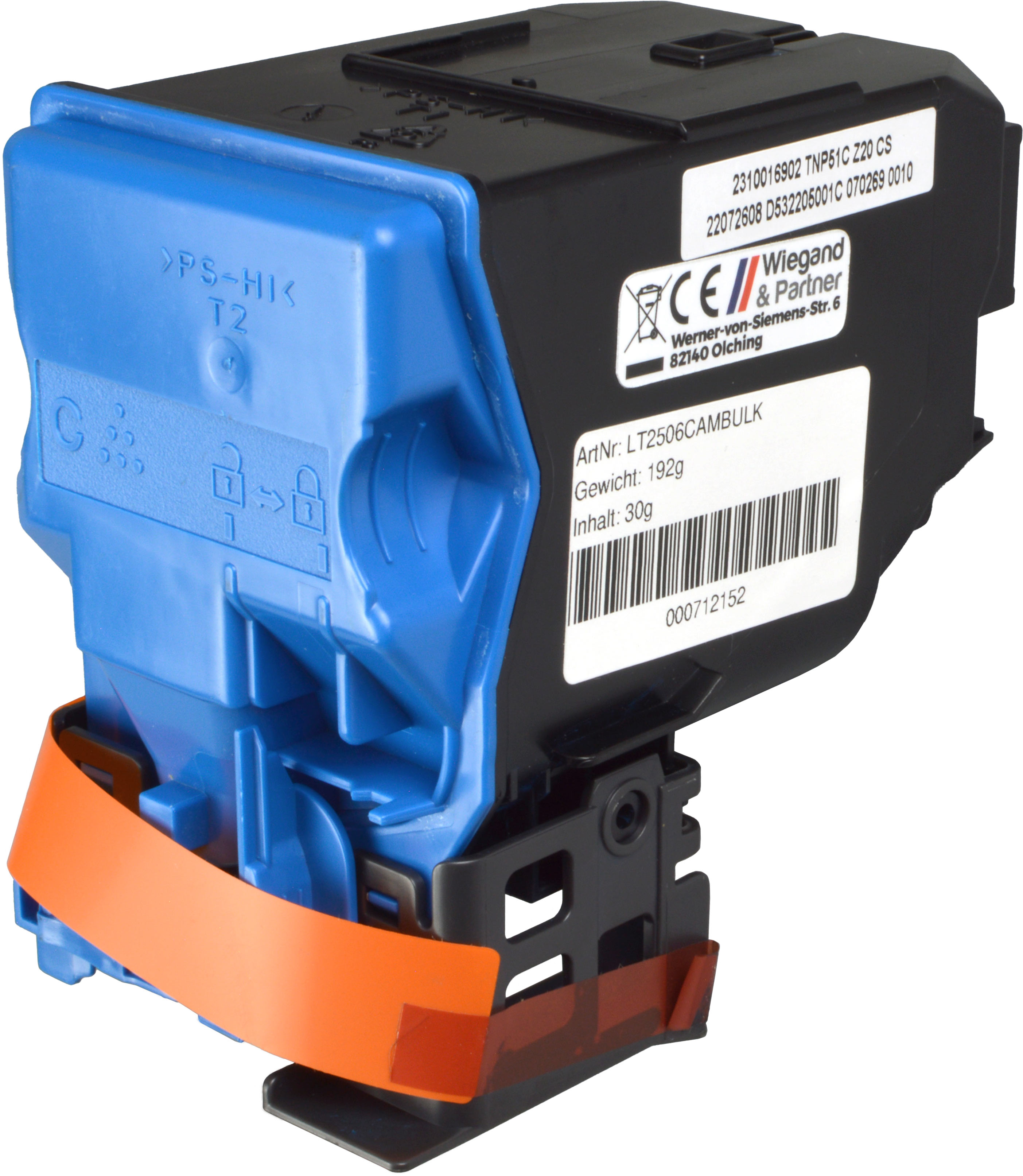 4262457370556 - Toner ersetzt Konica Minolta TNP-51C  cyan