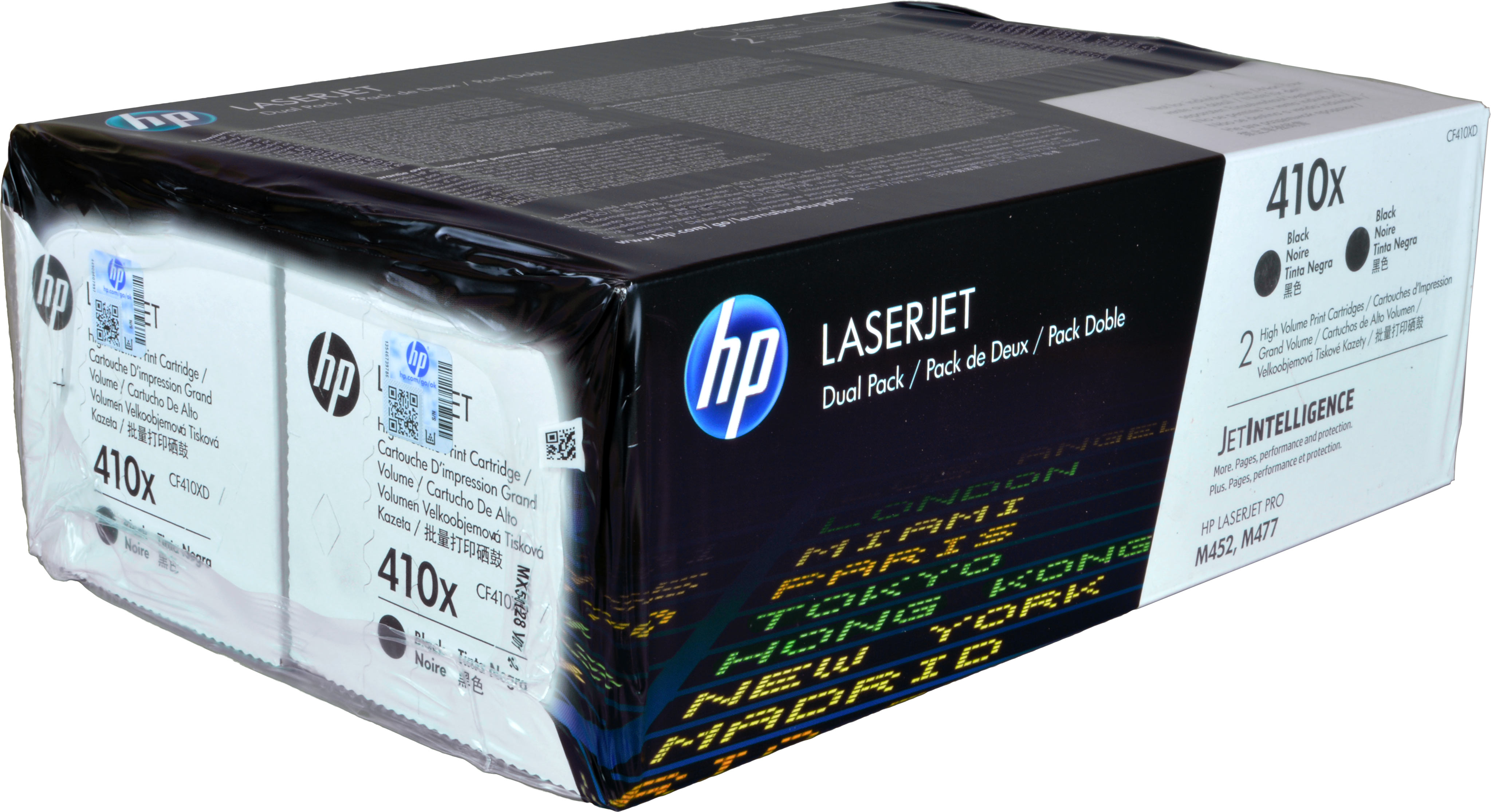 2 HP Toner CF410XD 410X Doppelpack schwarz