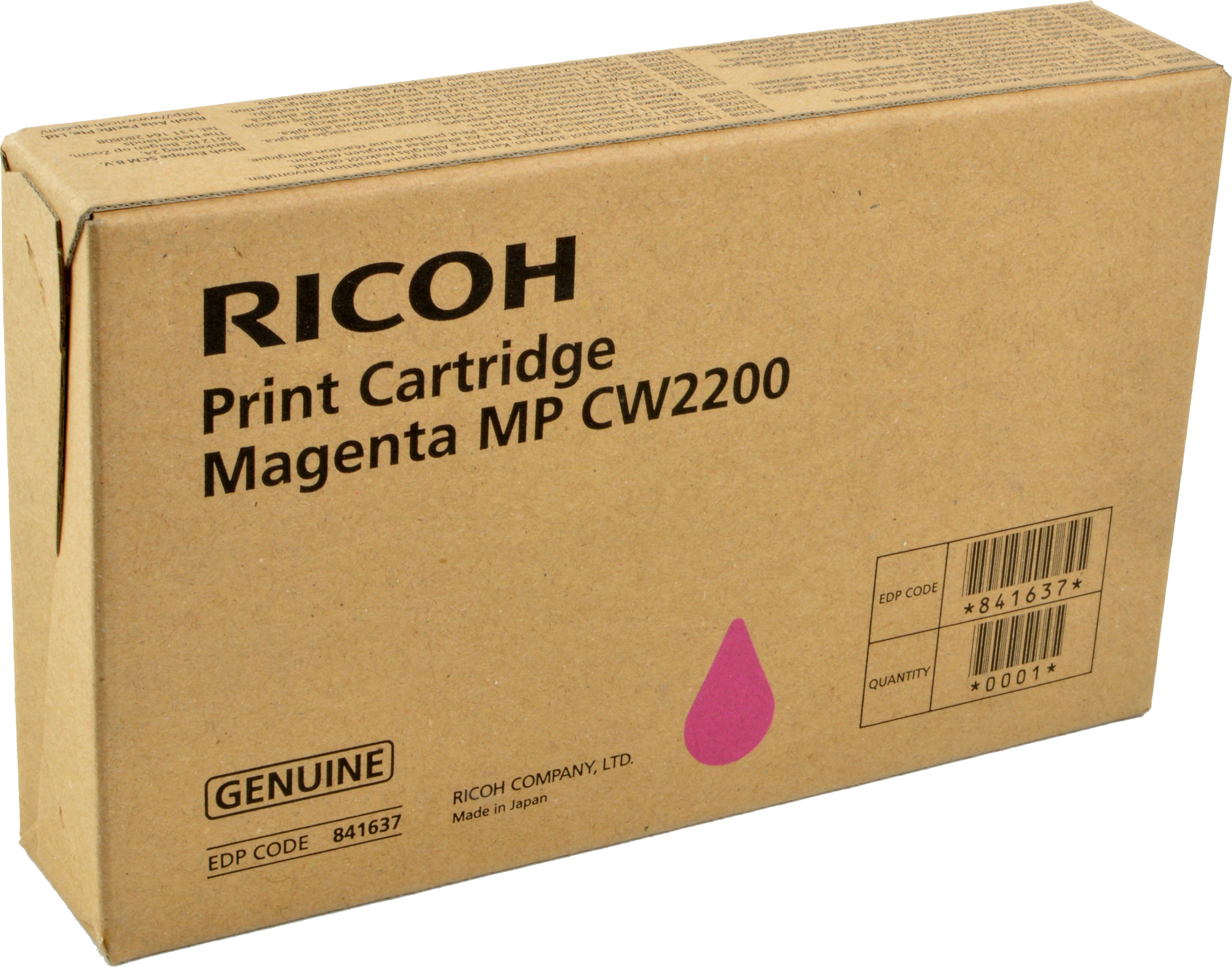 Ricoh Gel Cartridge MP CW2200 841637 magenta OEM