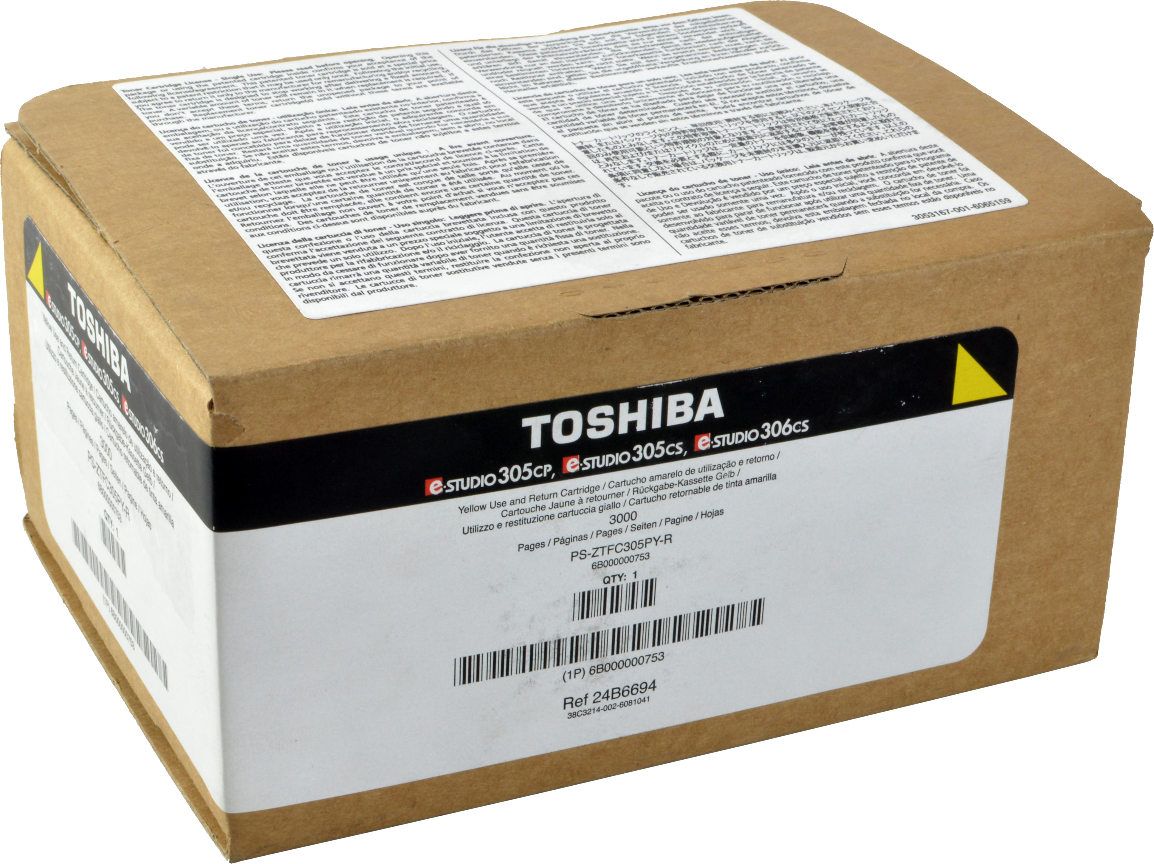 Toshiba Toner T-305PY-R 6B000000753 yellow