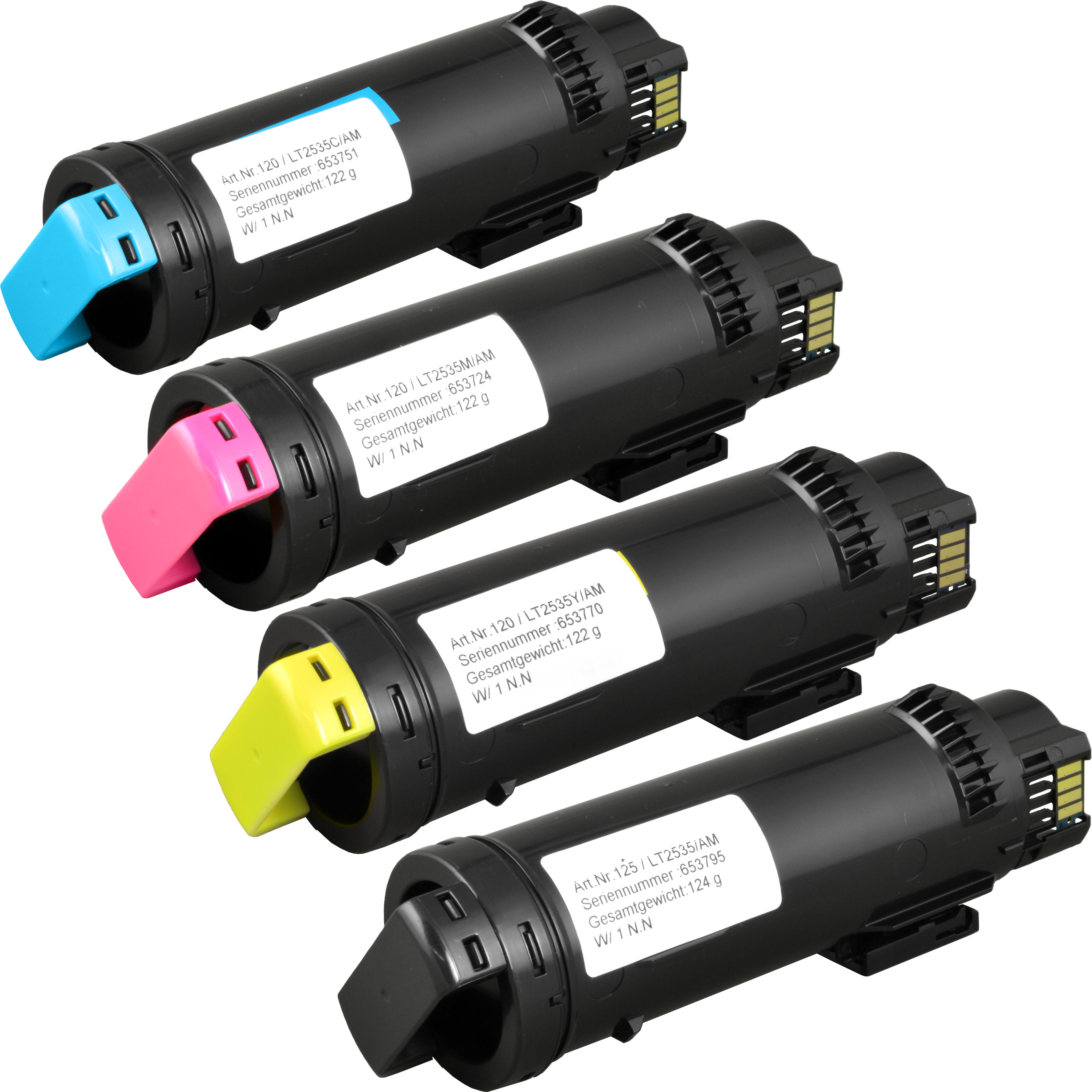 4260451667818 - 4 Toner ersetzt Dell H 625   825   S 2825  4-farbig