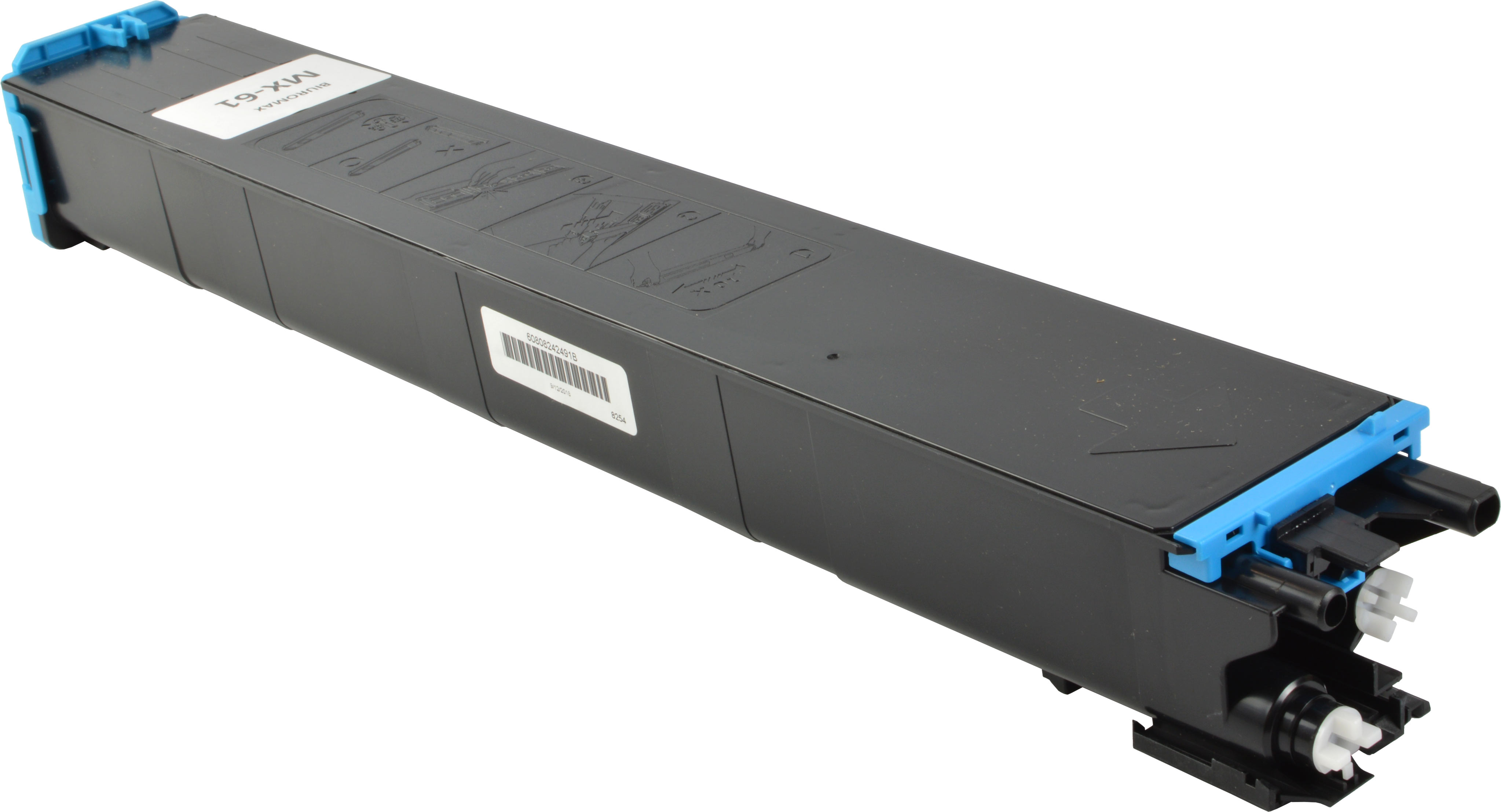 Ampertec Toner ersetzt Sharp MX-61GTCA  cyan