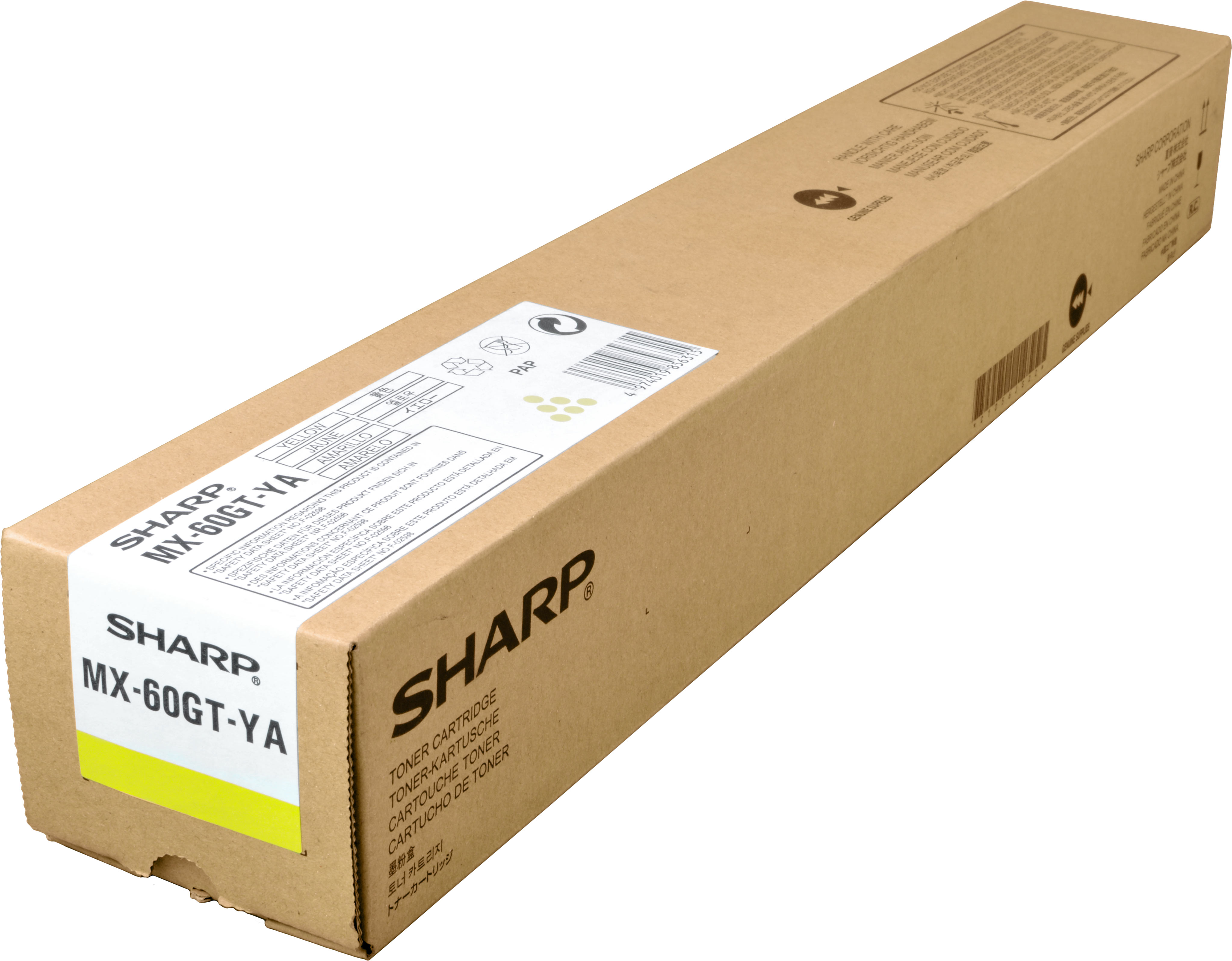 Sharp Toner MX-60GTYA yellow