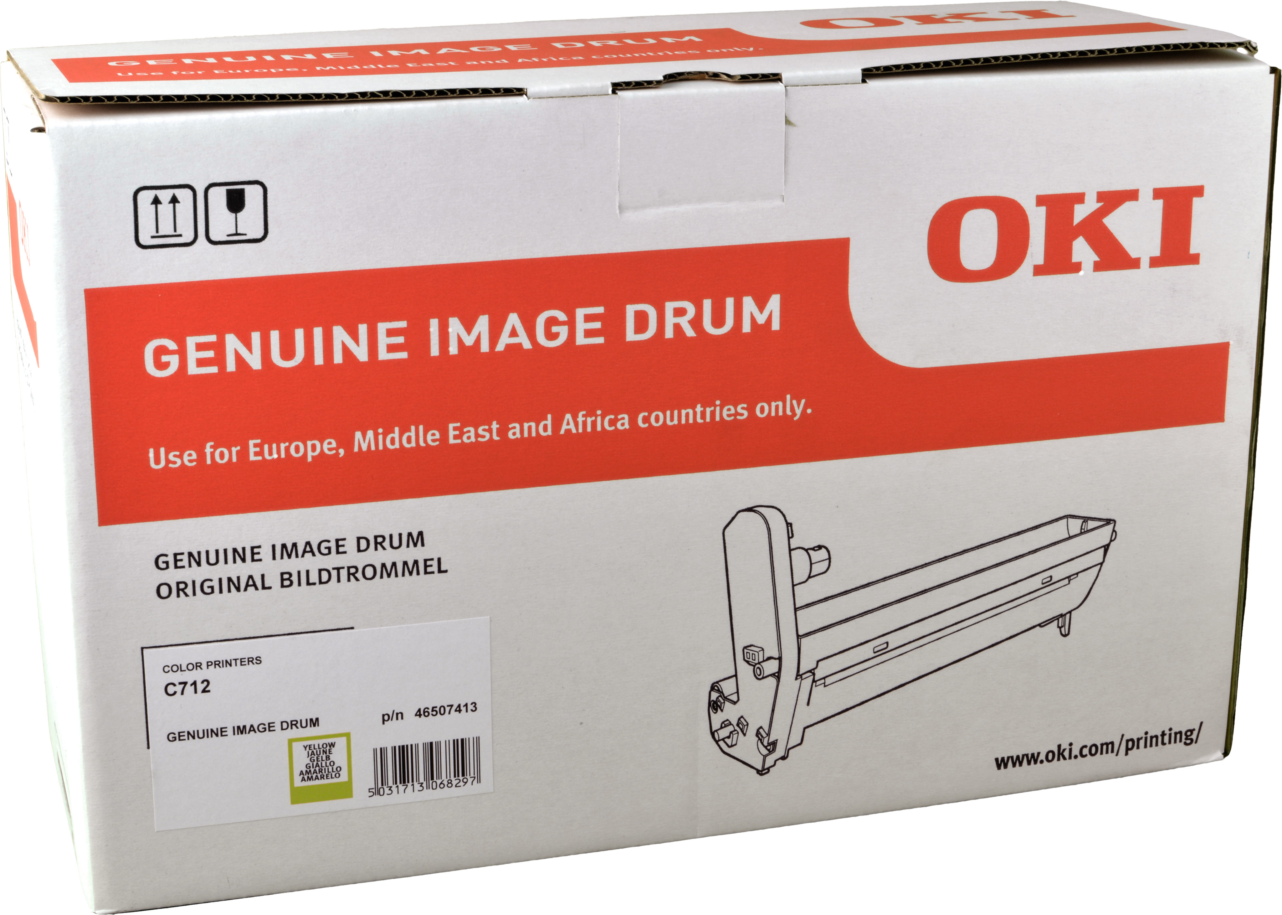 Oki Trommel 46507413 yellow