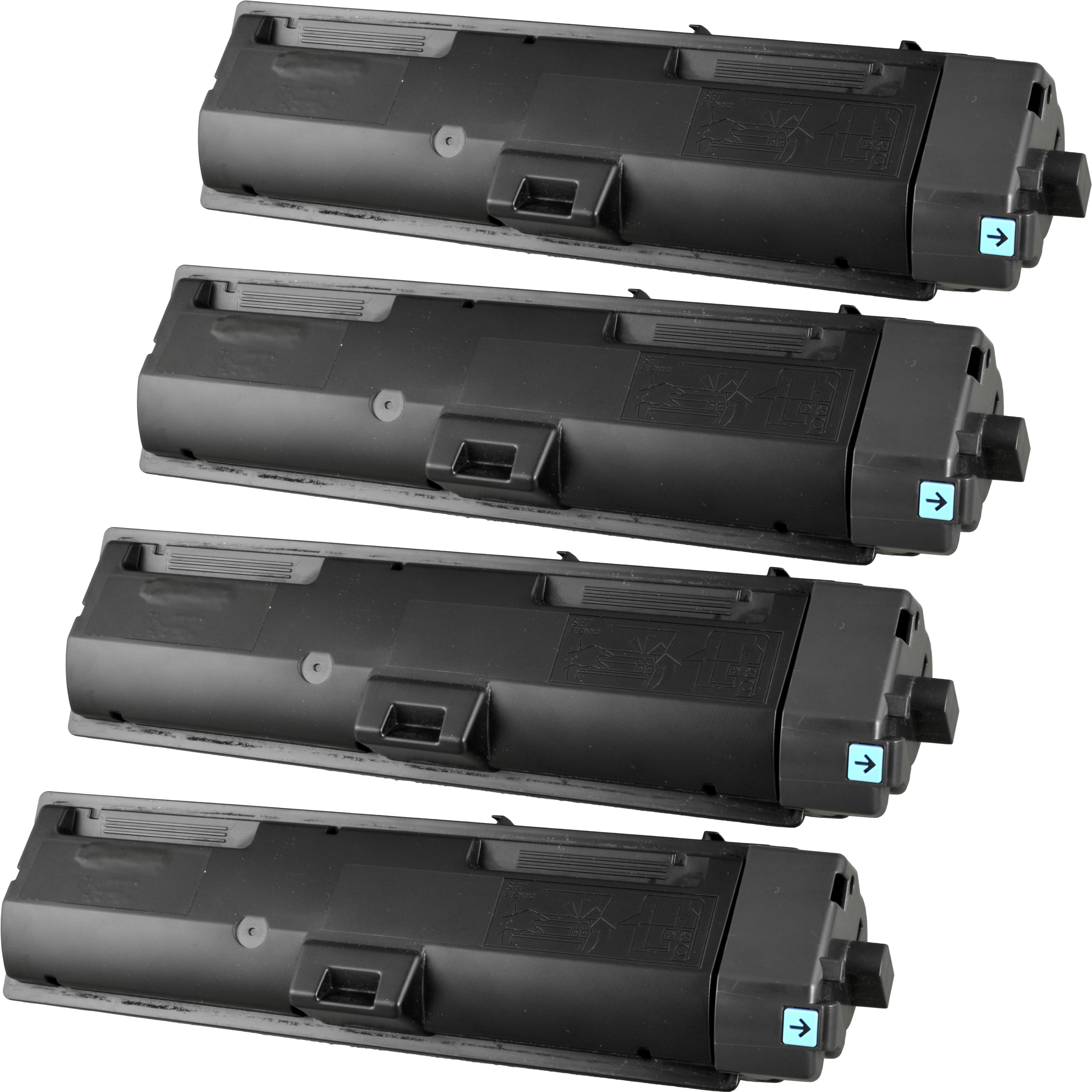 4 Ampertec Toner für Kyocera TK-1160  schwarz