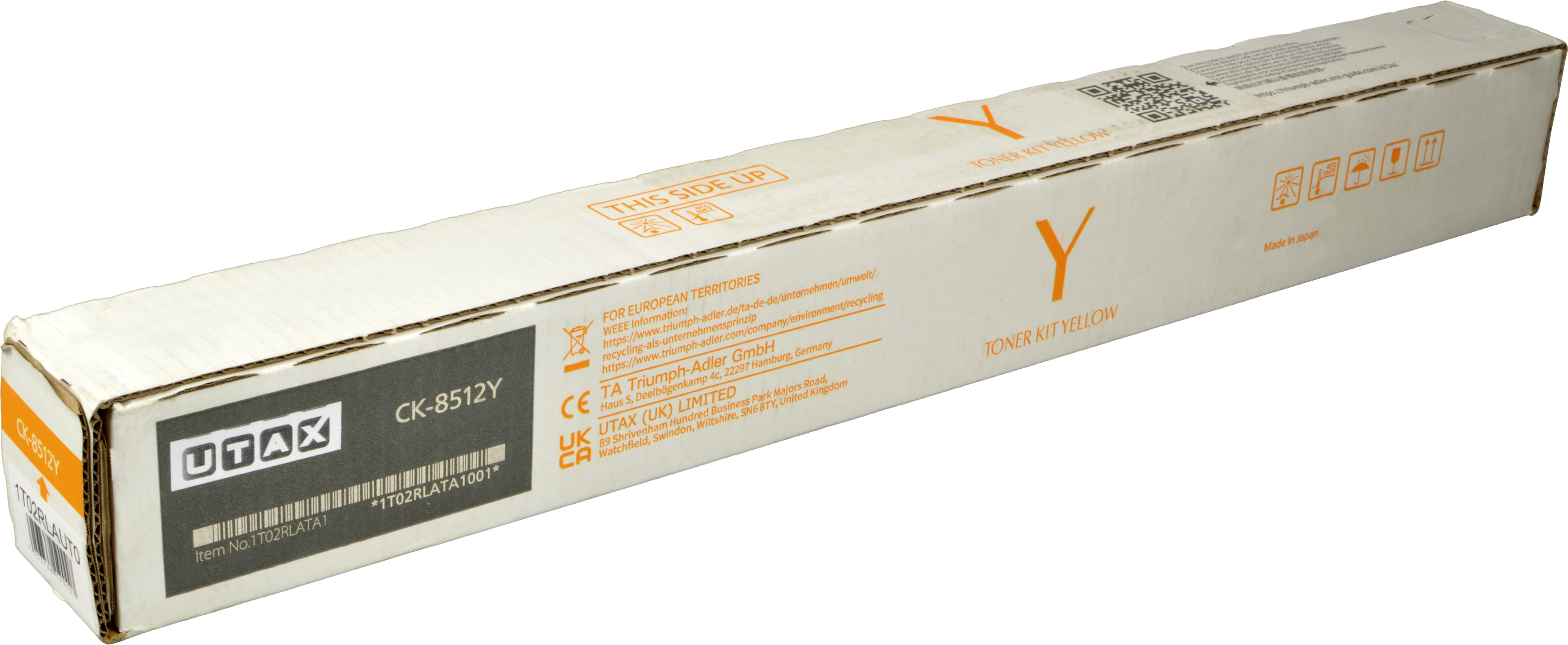 Utax Toner CK-8512Y 1T02RLAUT0 yellow