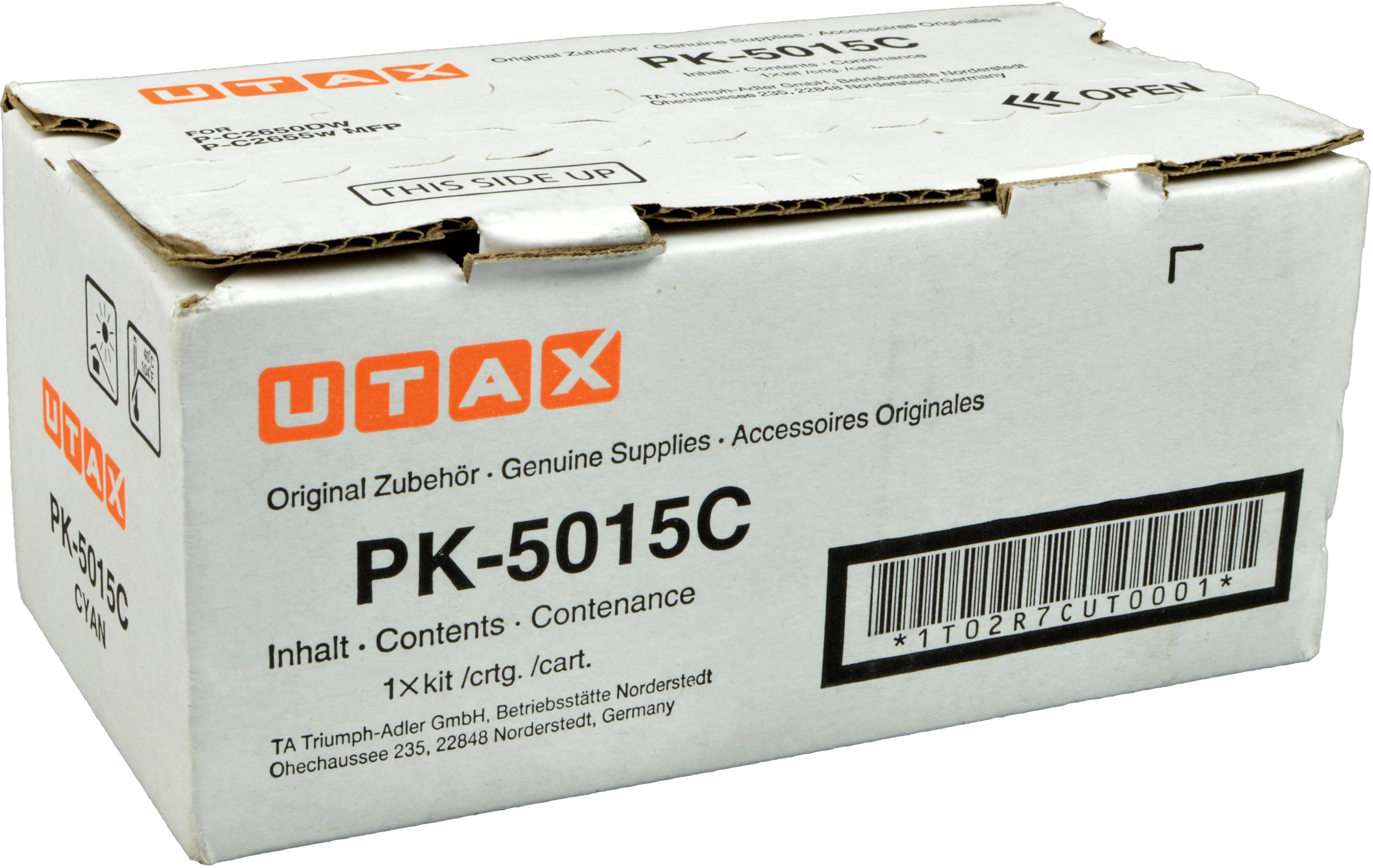 Utax Toner PK-5015C  1T02R7CUT0  cyan