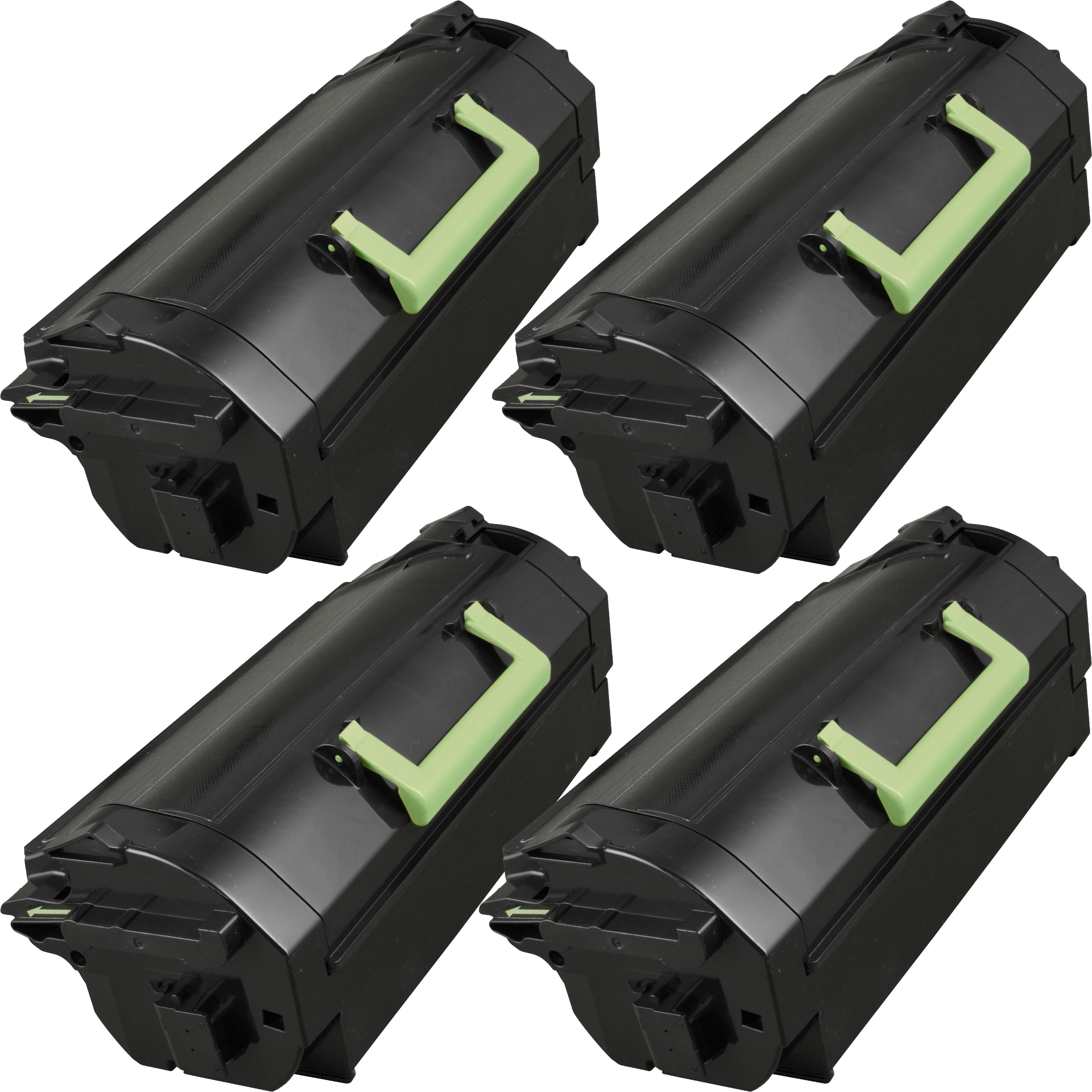 4260628999834 - 4 Toner ersetzt Lexmark 53B2H00  schwarz