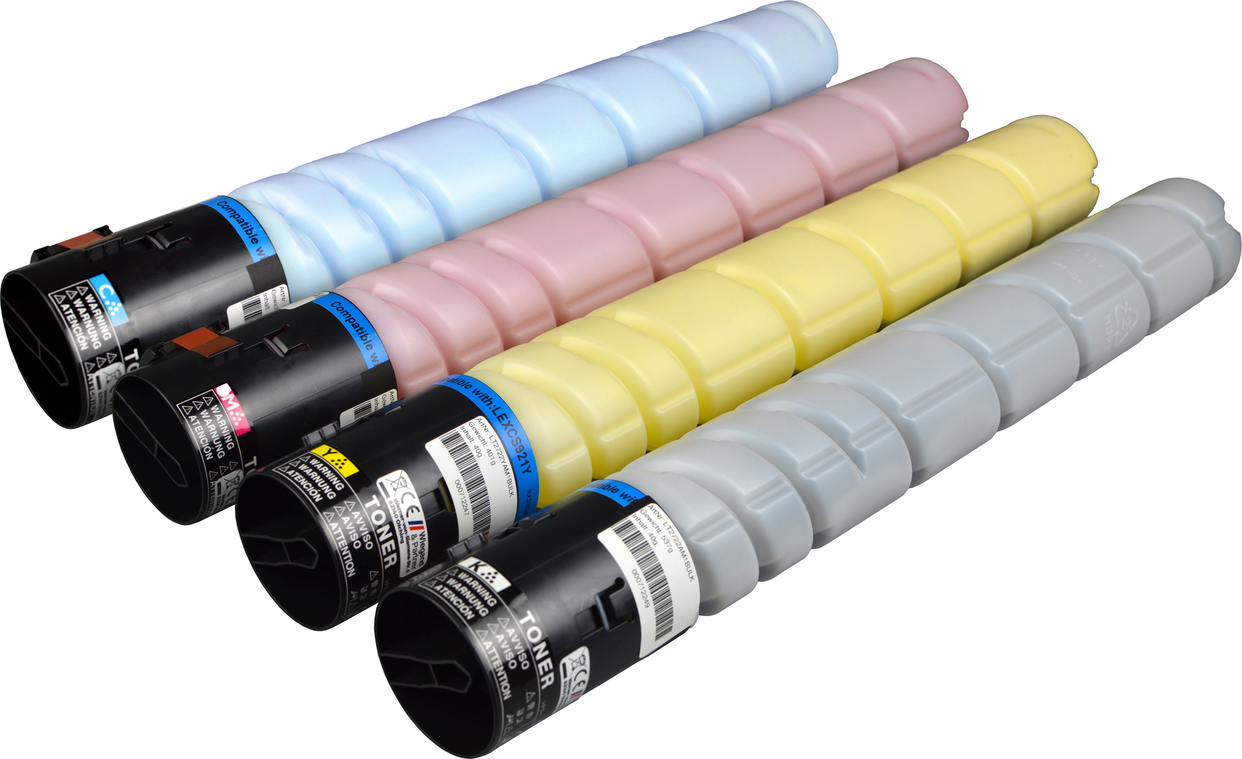 4262457371249 - 4 Toner ersetzt Lexmark 76C00K0 C0 M0 Y0 4-farbig