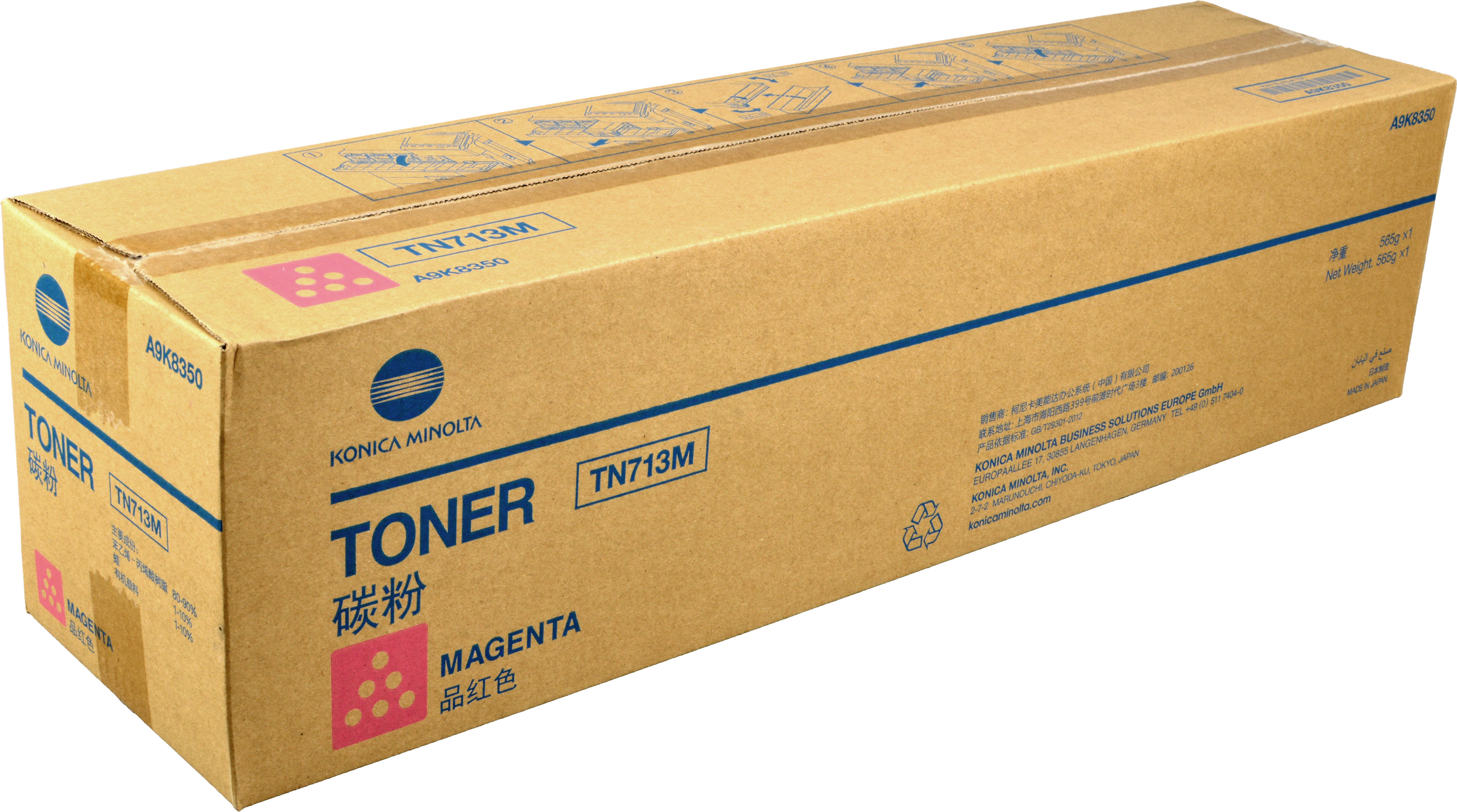 Konica Minolta Toner TN-713M A9K8350 magenta