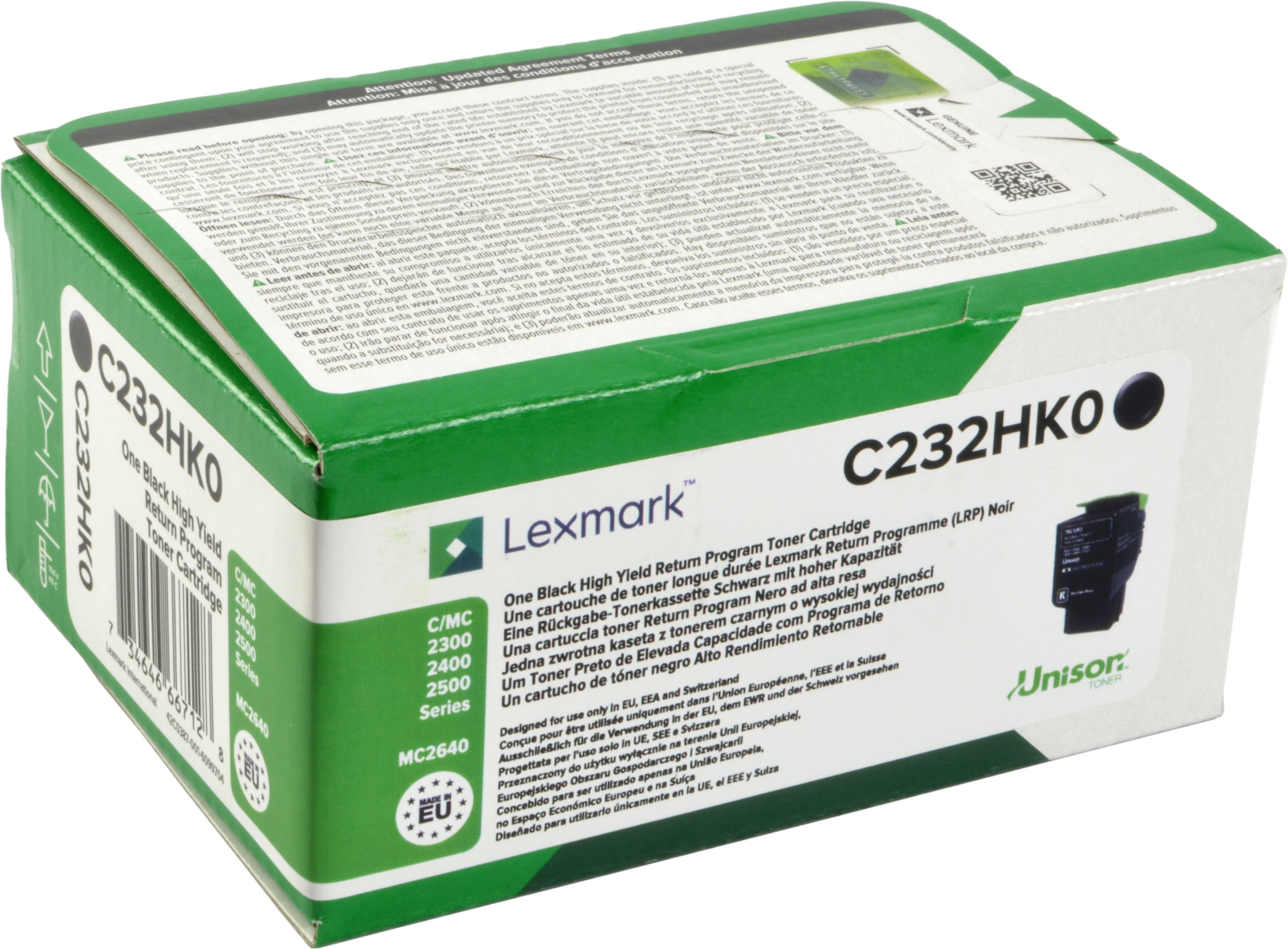 Lexmark Toner C232HK0  schwarz