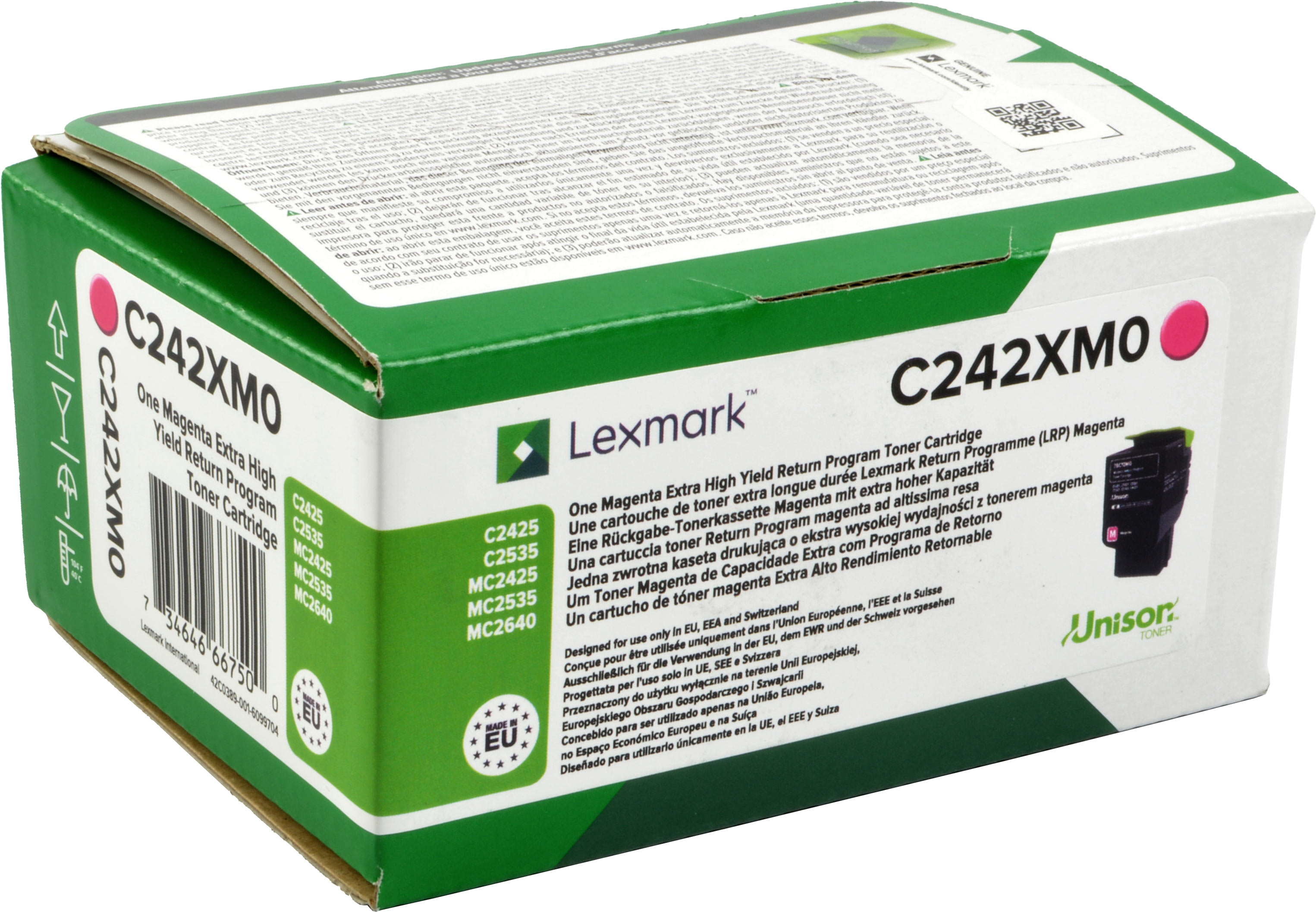 Lexmark Toner C242XM0  magenta