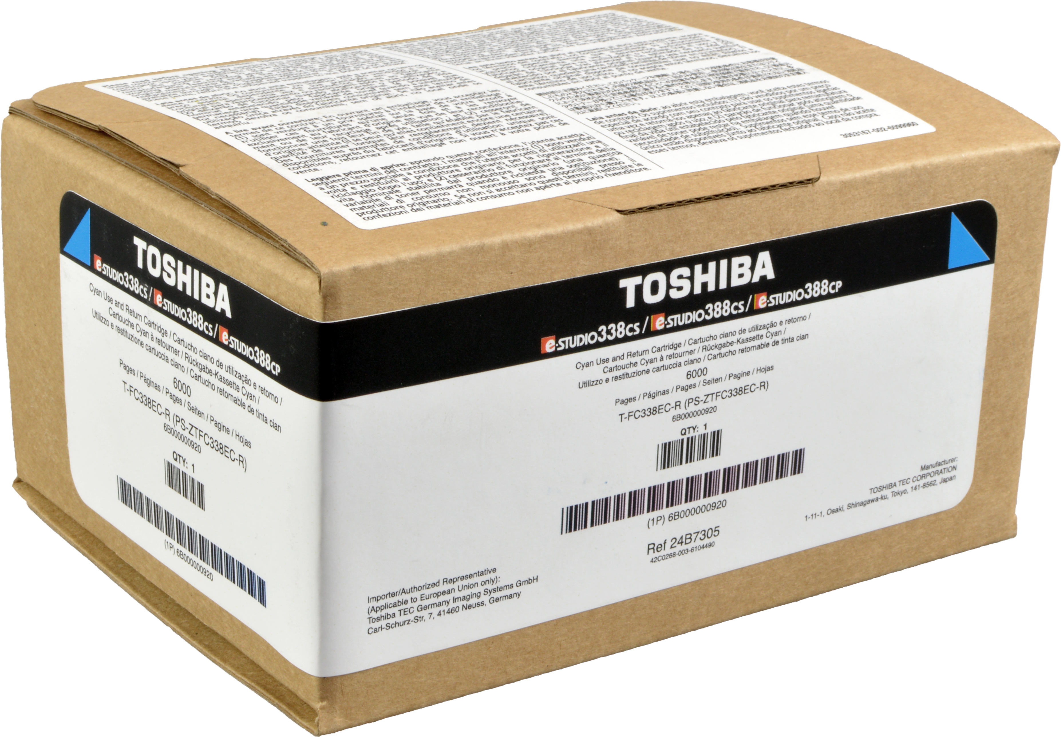 Toshiba Toner T-FC338ECR  6B0000000920  cyan