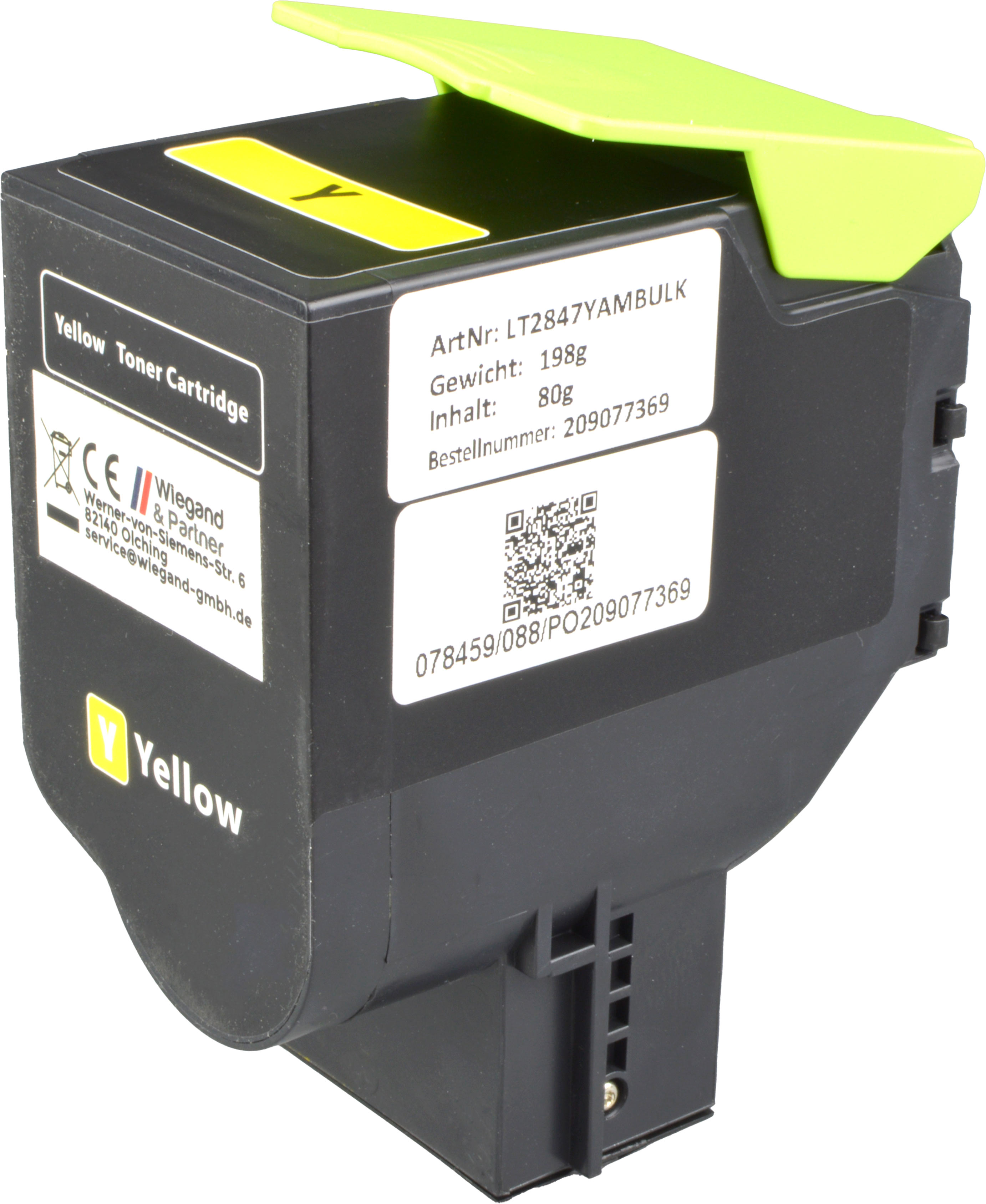 Ampertec Toner ersetzt Toshiba T-FC338EY-R yellow