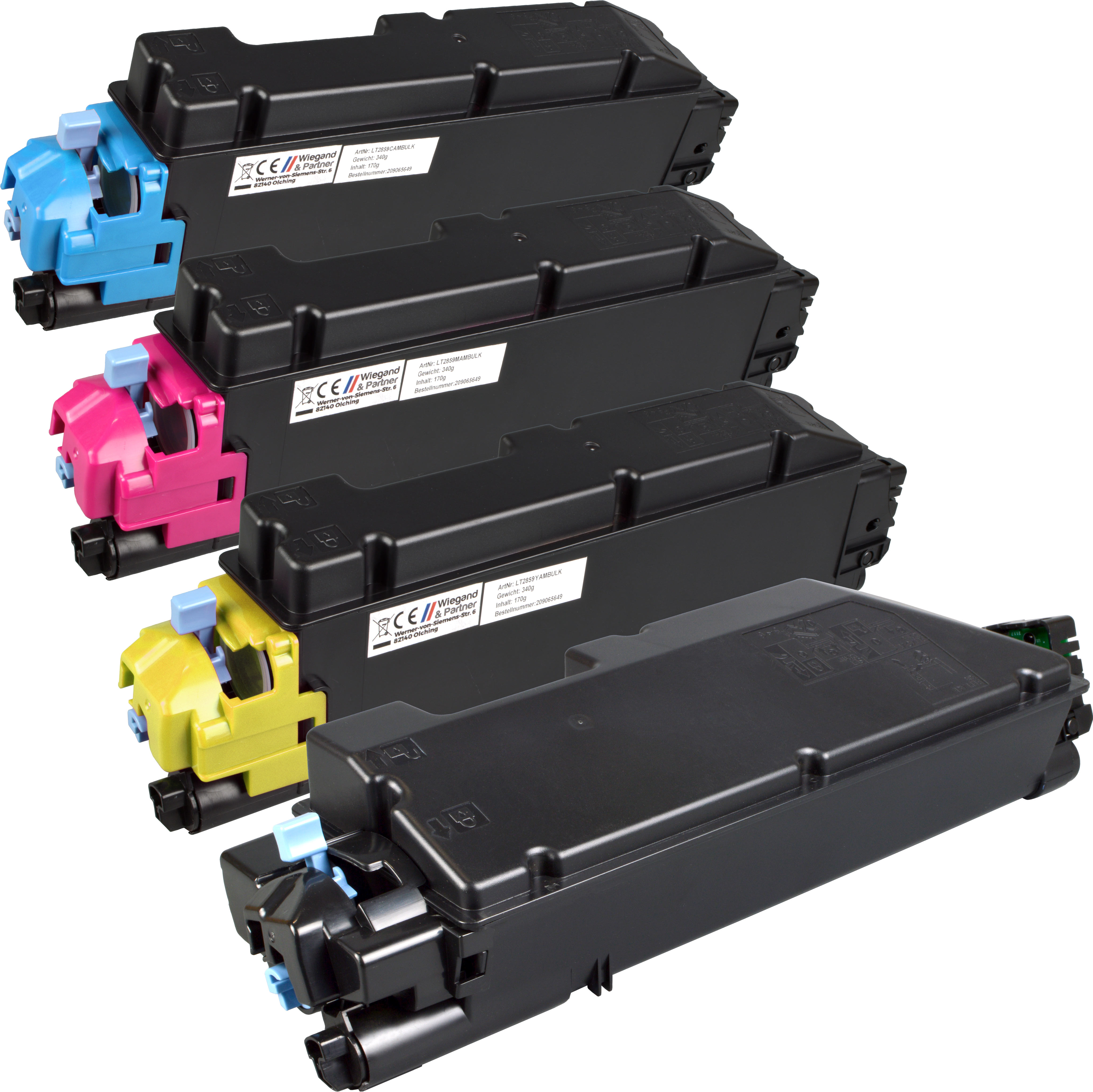 4260673718923 - 4 Toner ersetzt Ricoh PC600  K C M Y  4-farbig