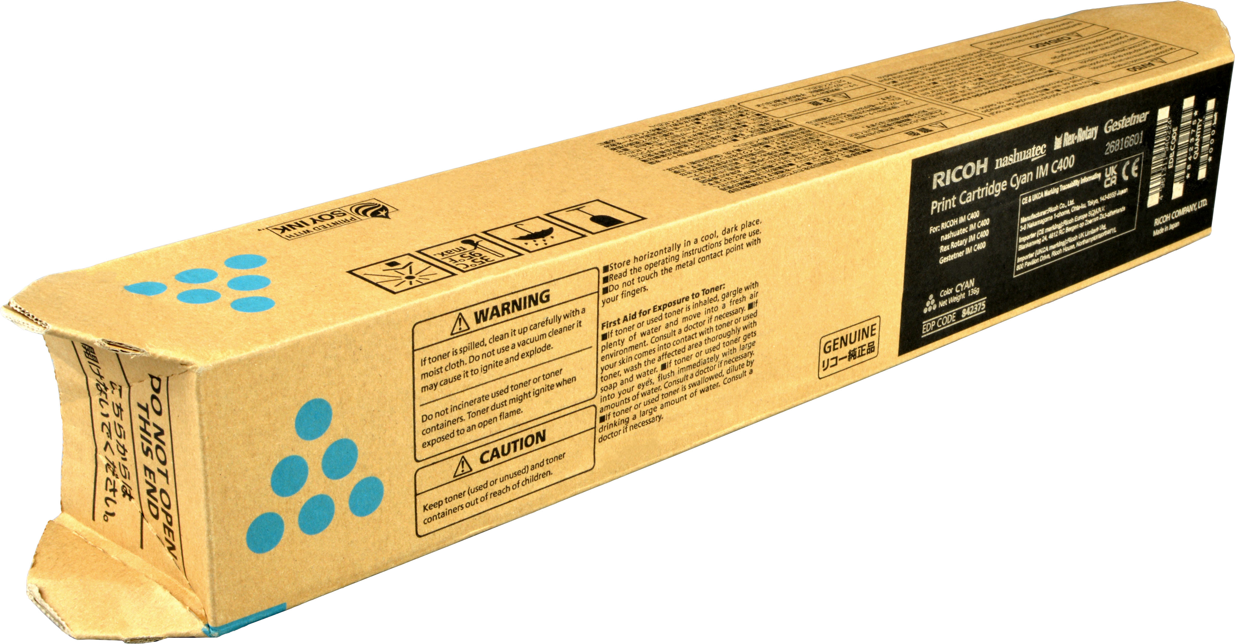 Ricoh Toner 842375 IMC400 cyan OEM