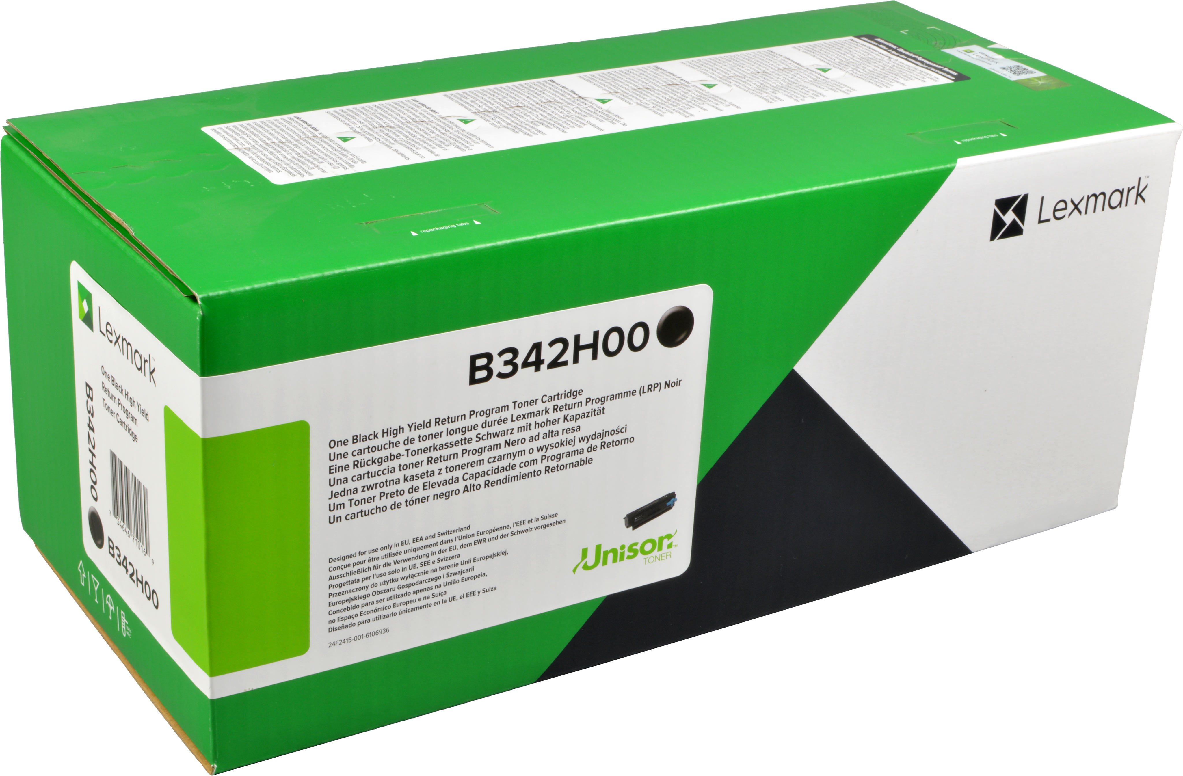 Lexmark Toner B342H00 schwarz