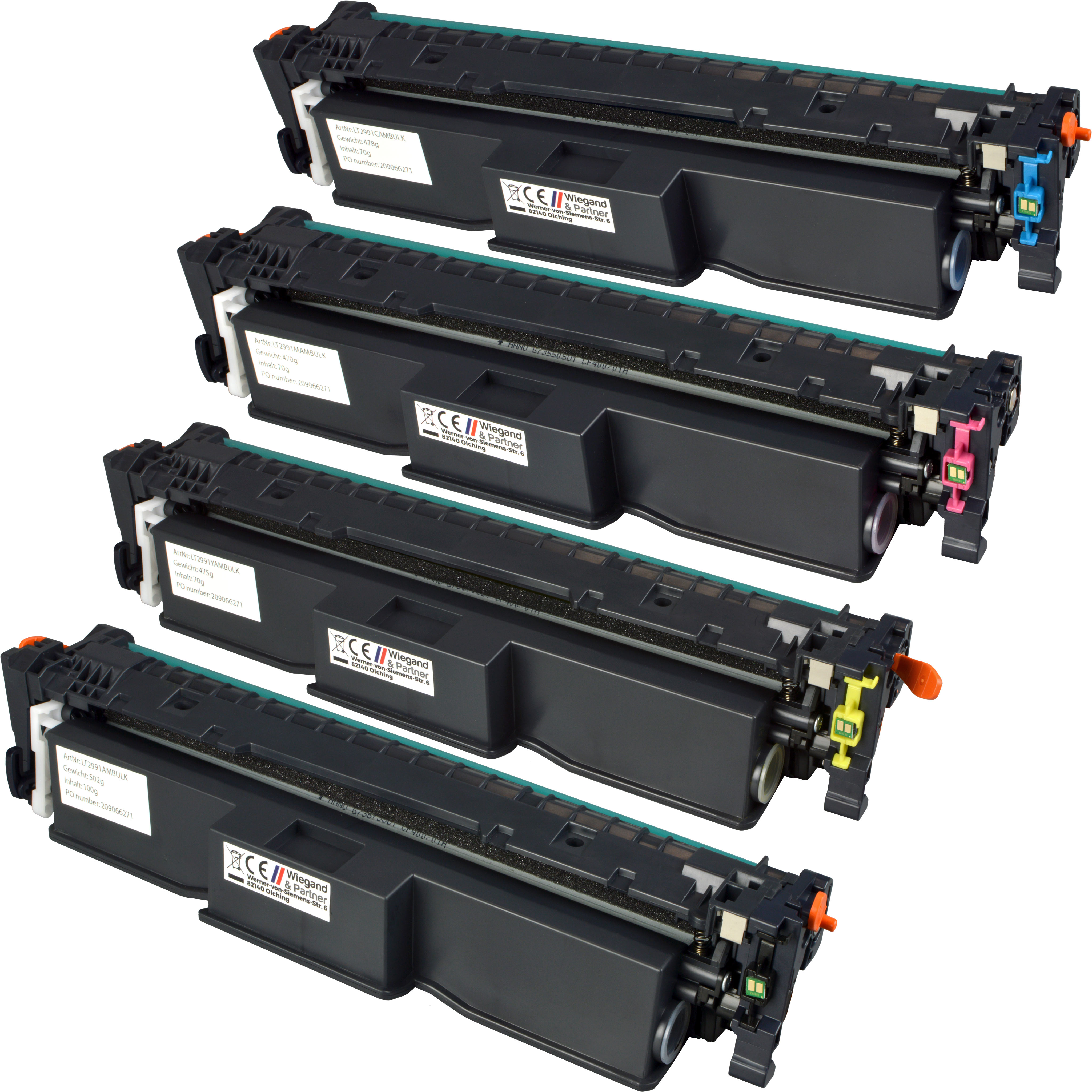 4262368918830 - 4 Toner ersetzt Canon 069H 4-farbig