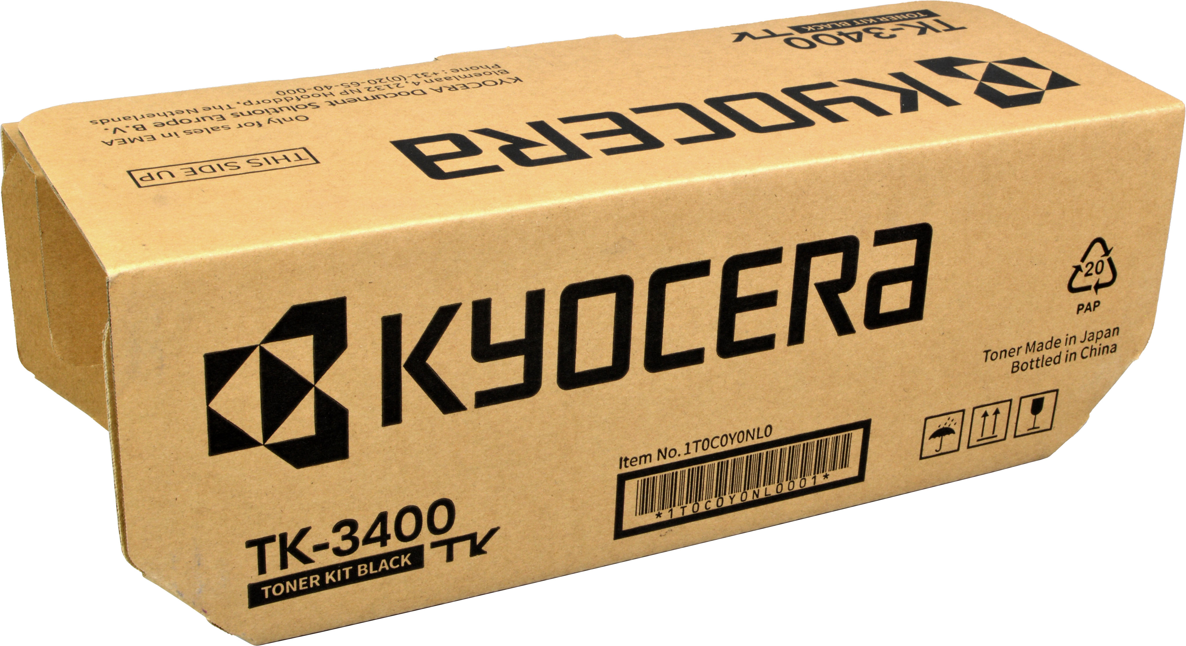 Kyocera Toner TK-3400 1T0C0Y0NL0 schwarz