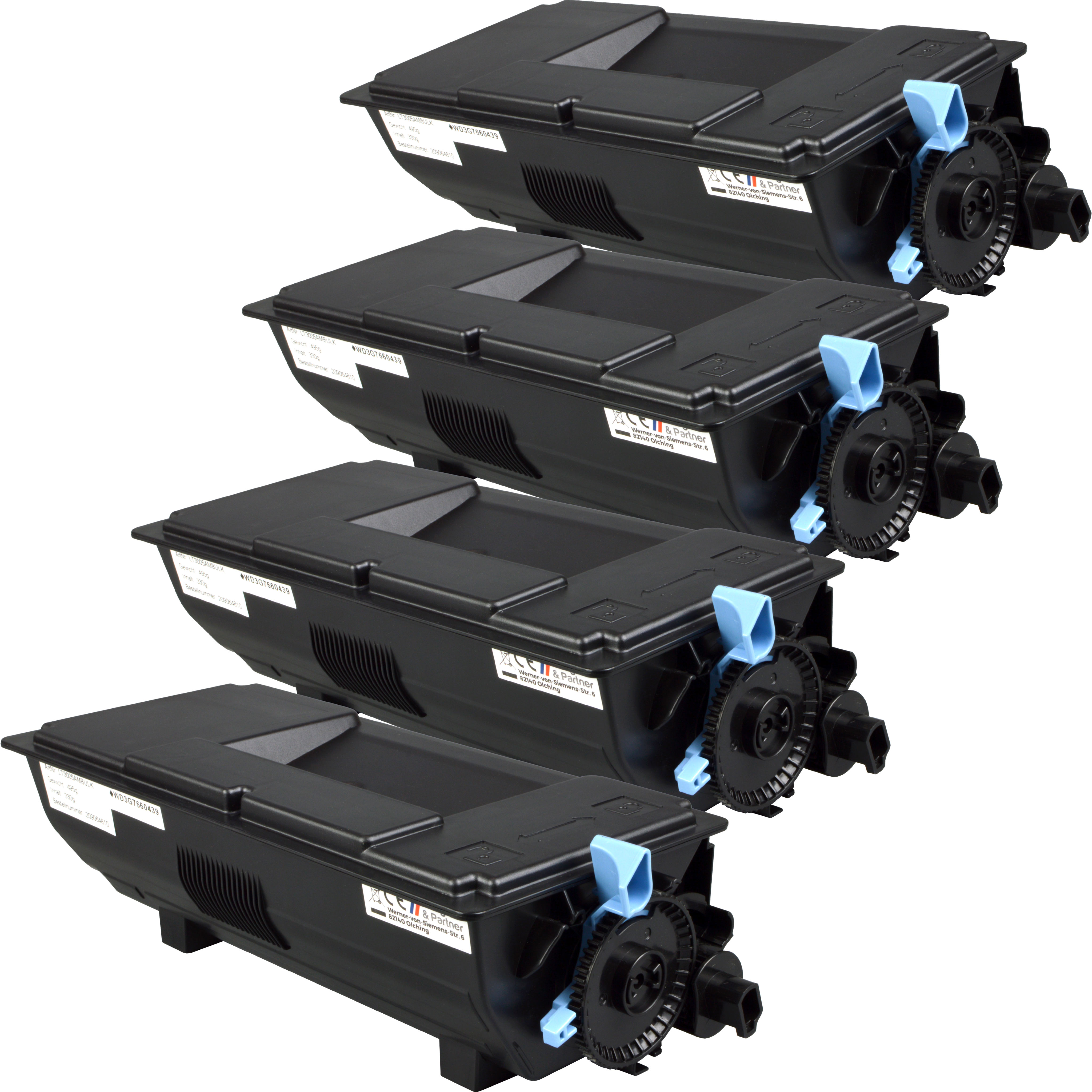 4262368917024 - 4 Toner ersetzt Kyocera TK-3400  schwarz