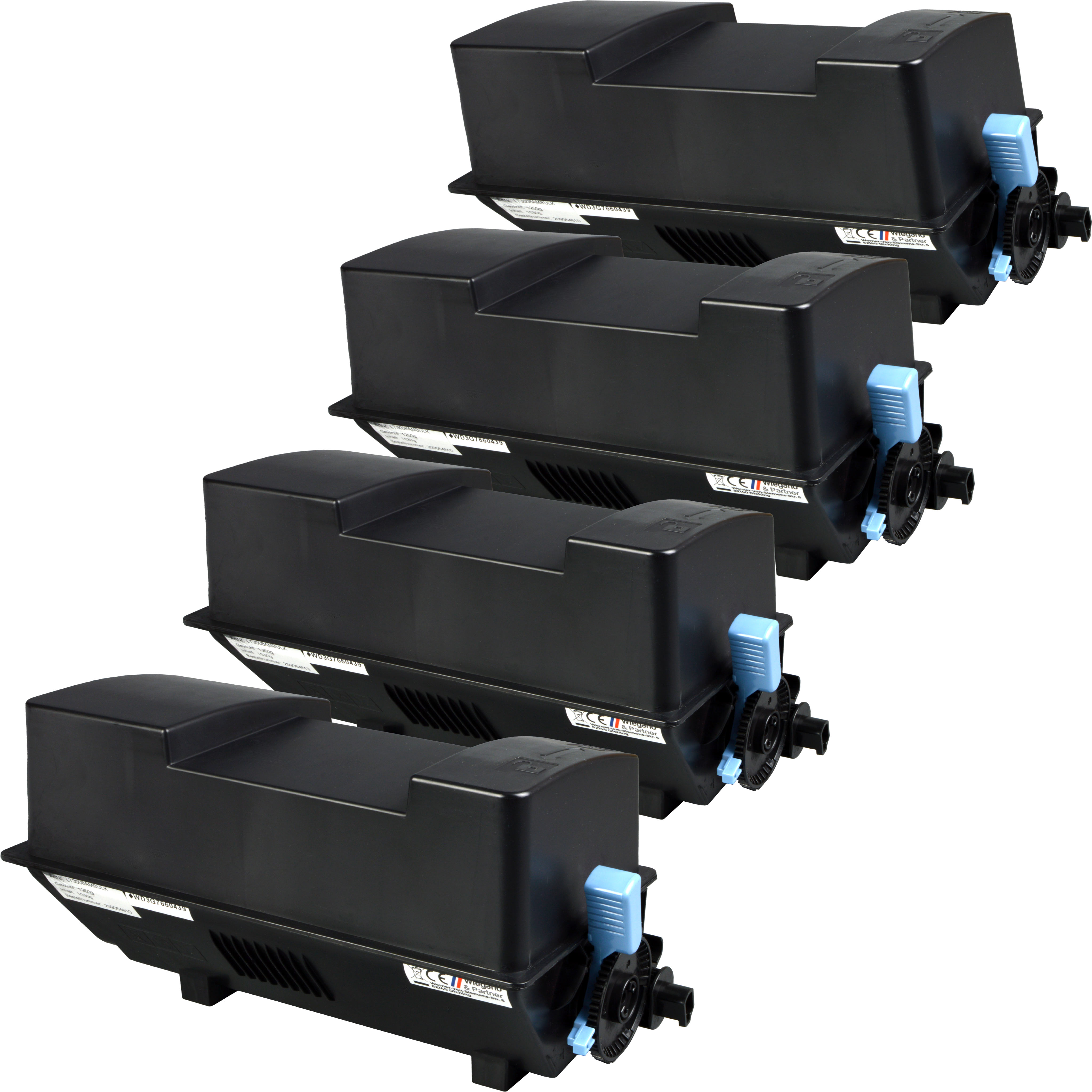 4262368917130 - 4 Toner ersetzt Kyocera TK-3440  schwarz
