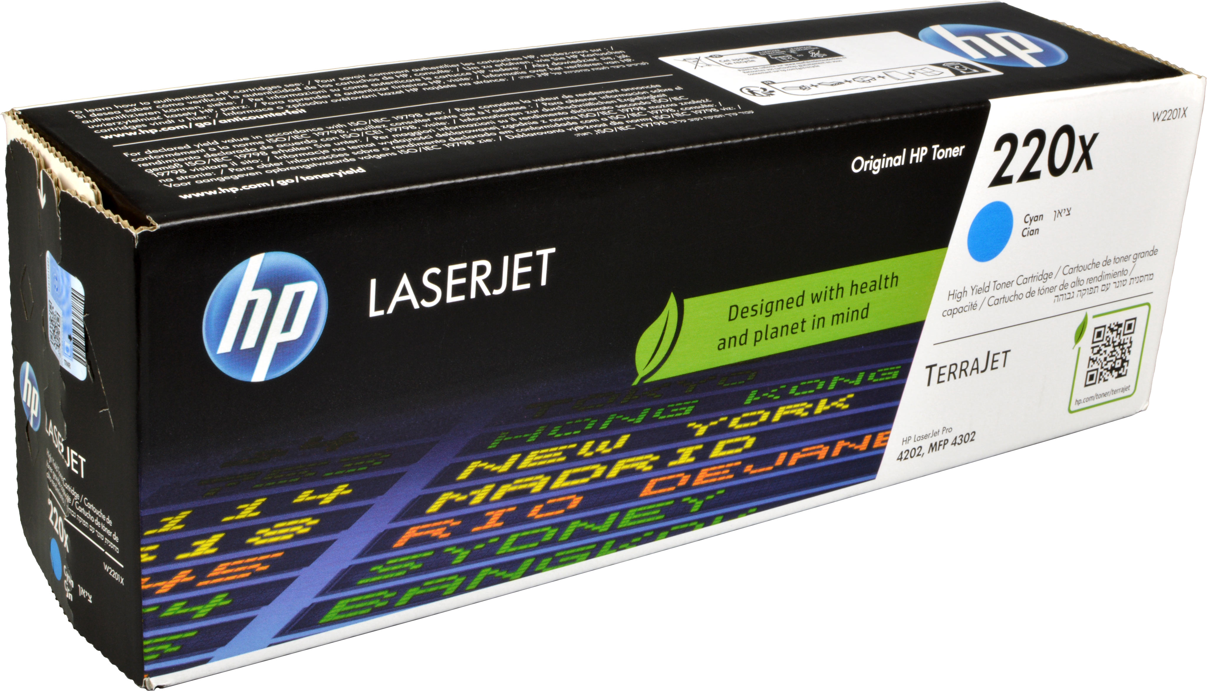 HP Toner W2201X 220X cyan