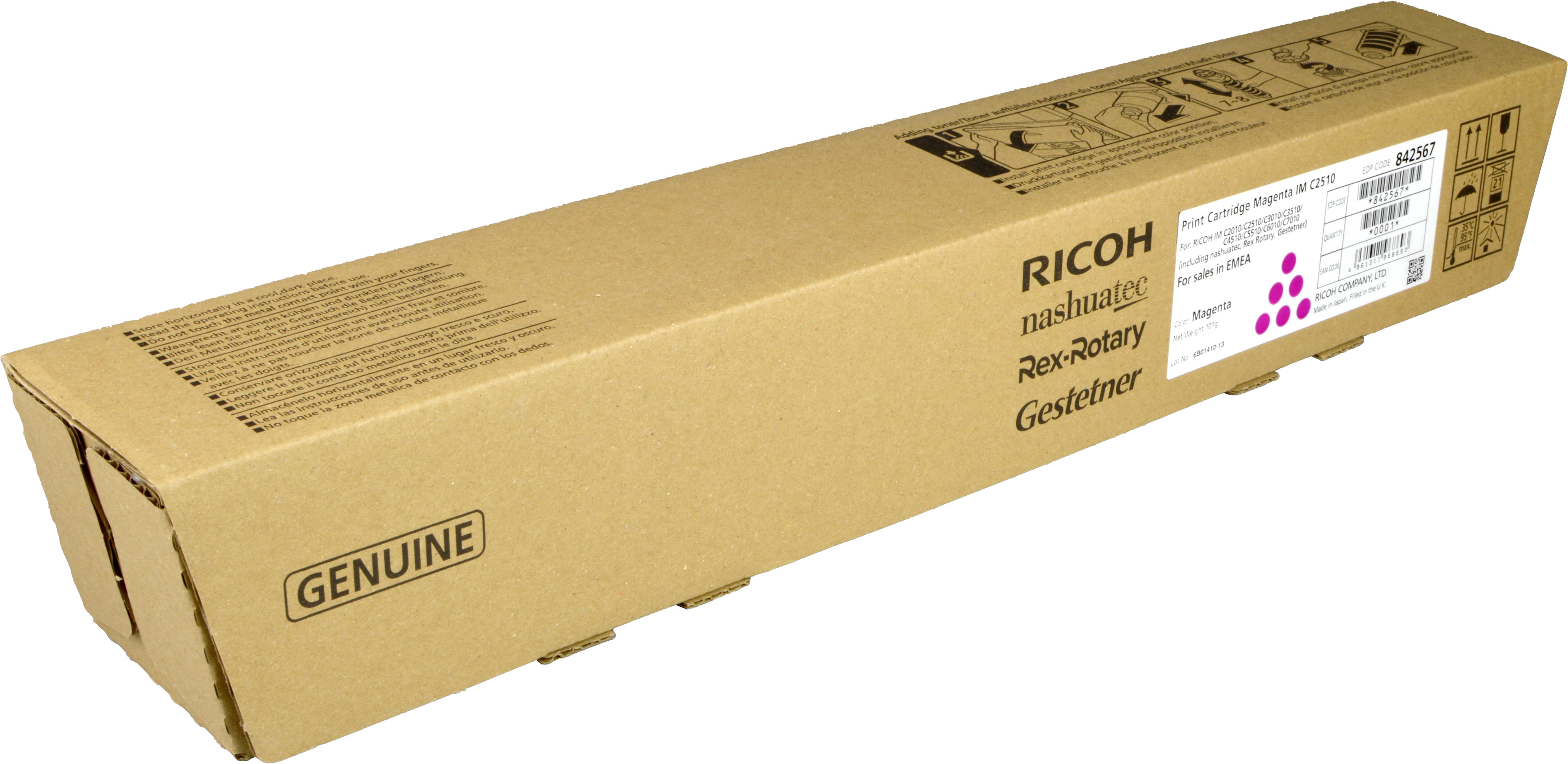 Ricoh Toner 842567 IMC2510 magenta OEM