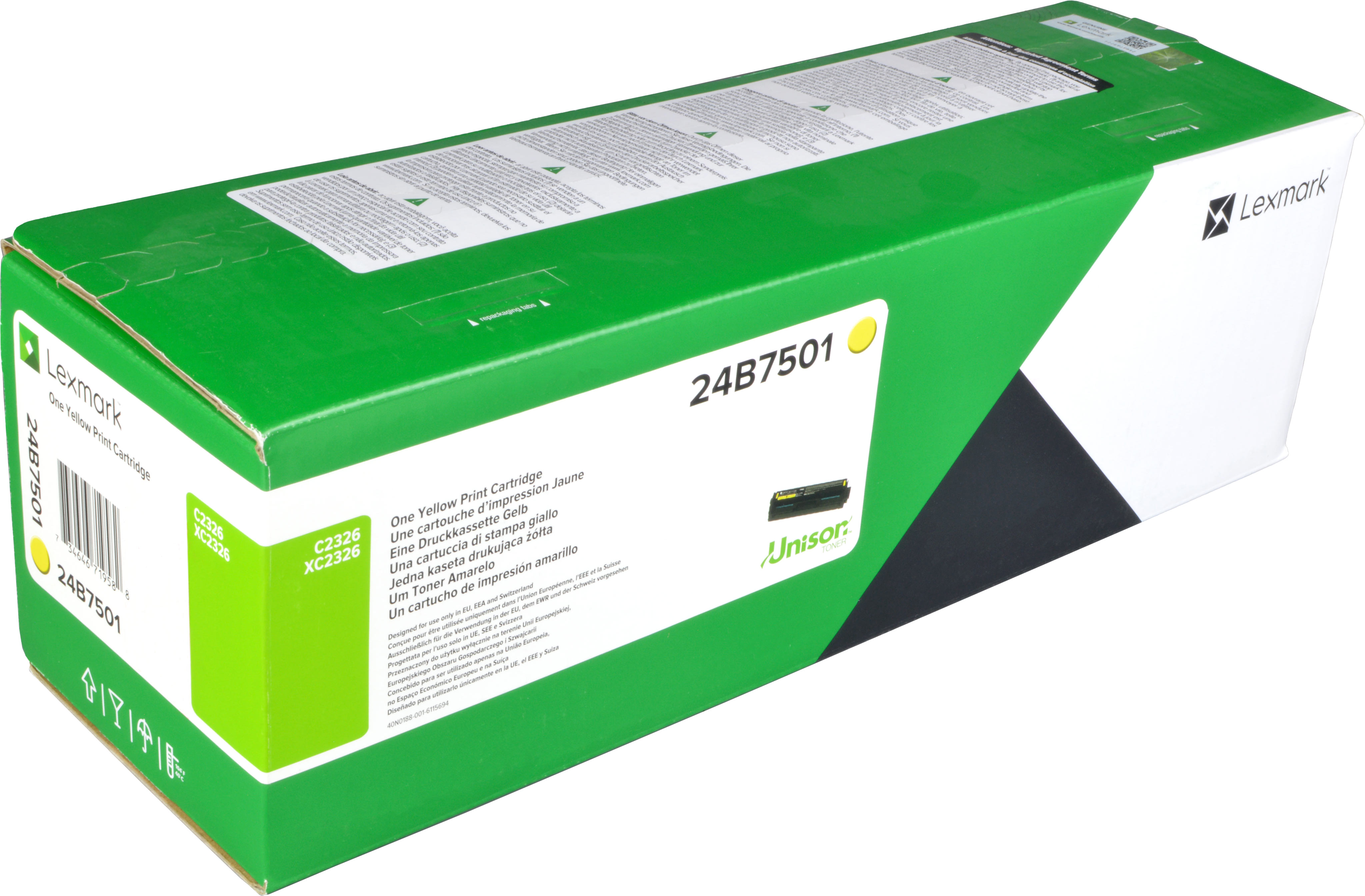 Lexmark Toner 24B7501 yellow