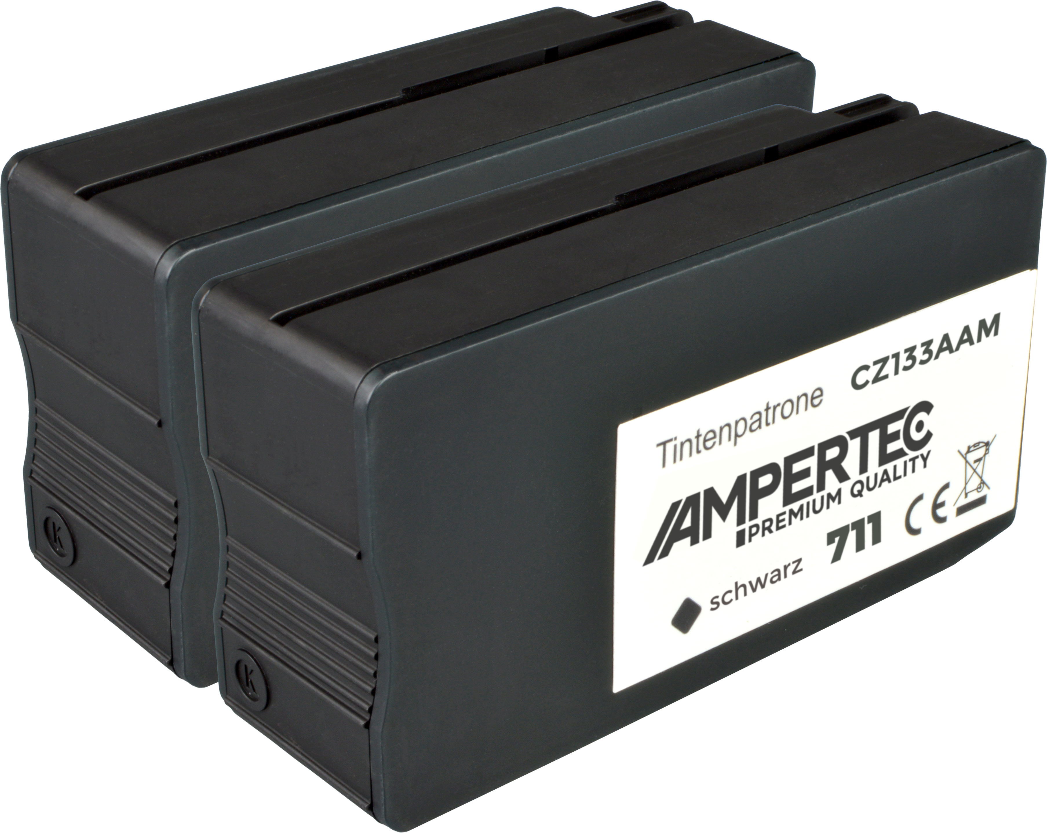 4260628990497 - 2 Tinten ersetzt HP P2V31A  711  schwarz