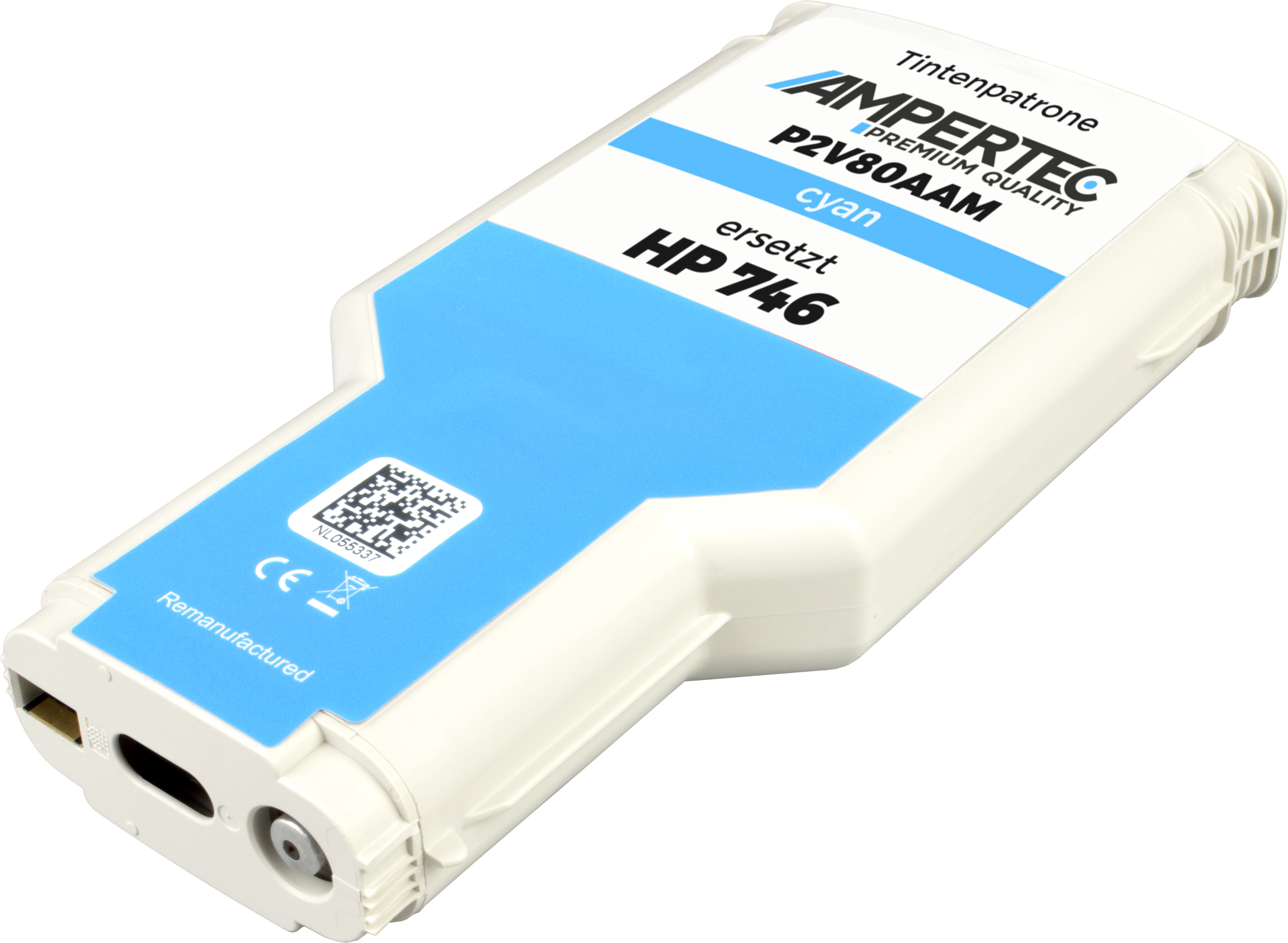 Kompatible Tinte ersetzt HP P2V80A 746 cyan