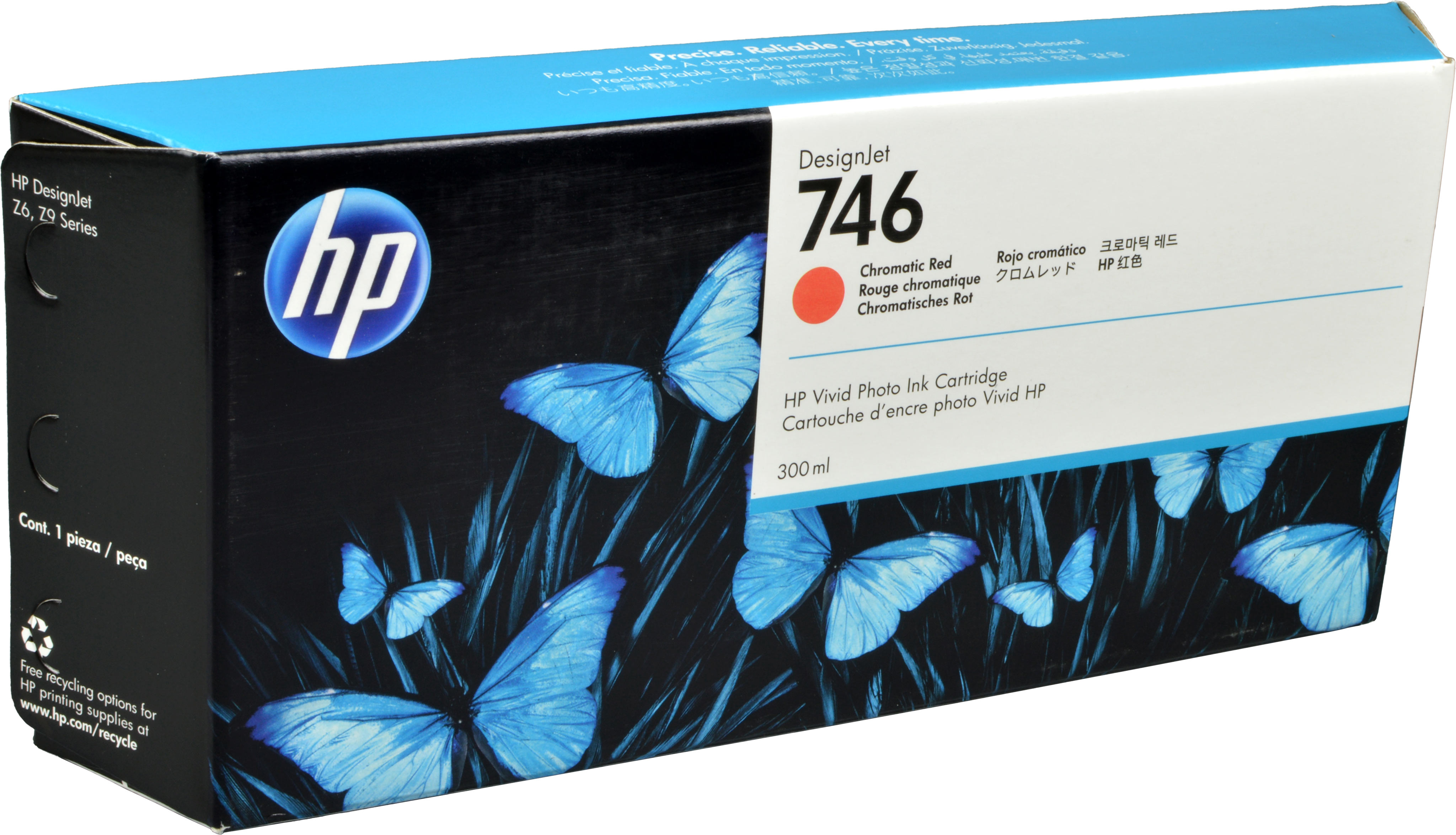 HP Tinte P2V81A  746  chromatic rot