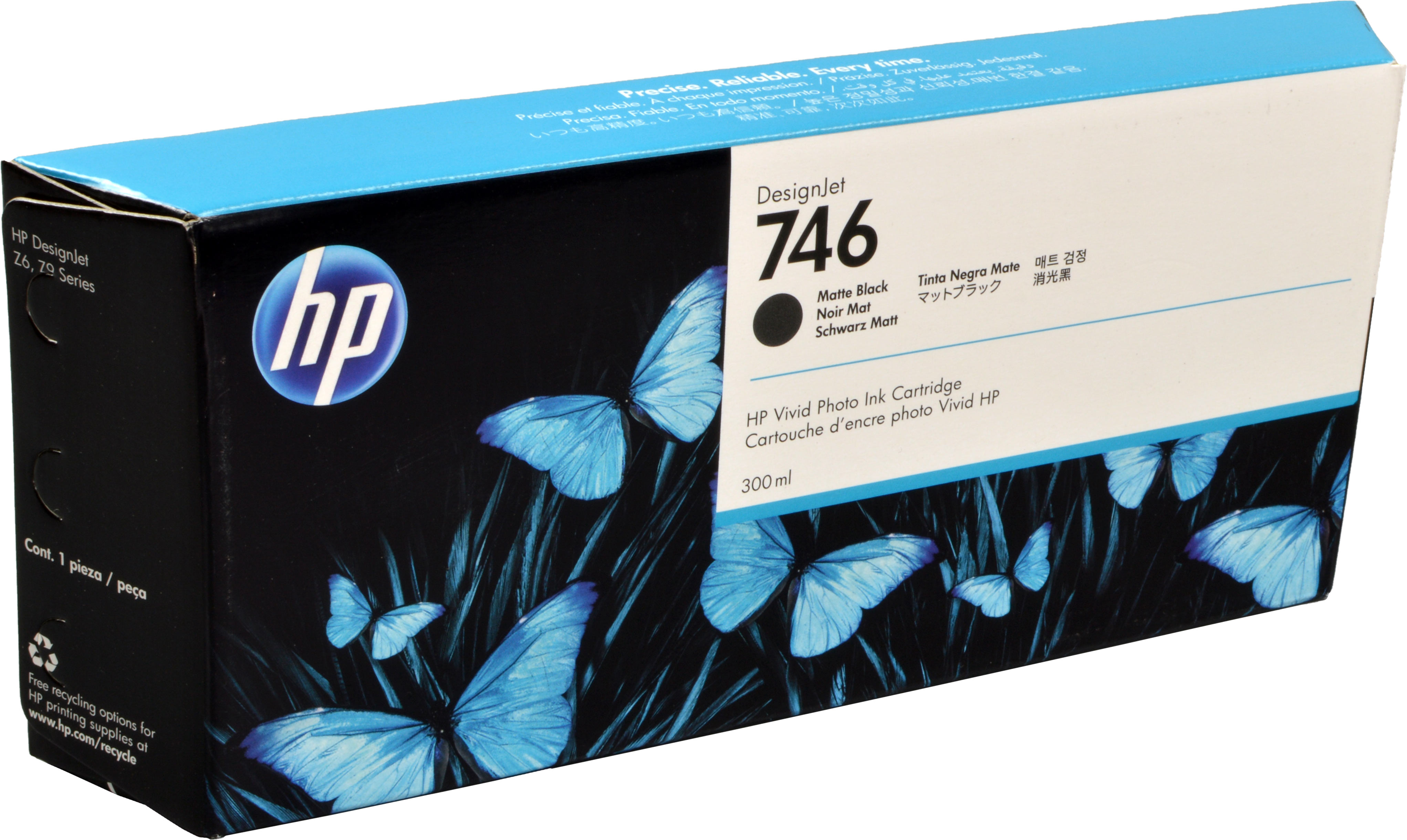 HP Tinte P2V83A 746 matt schwarz