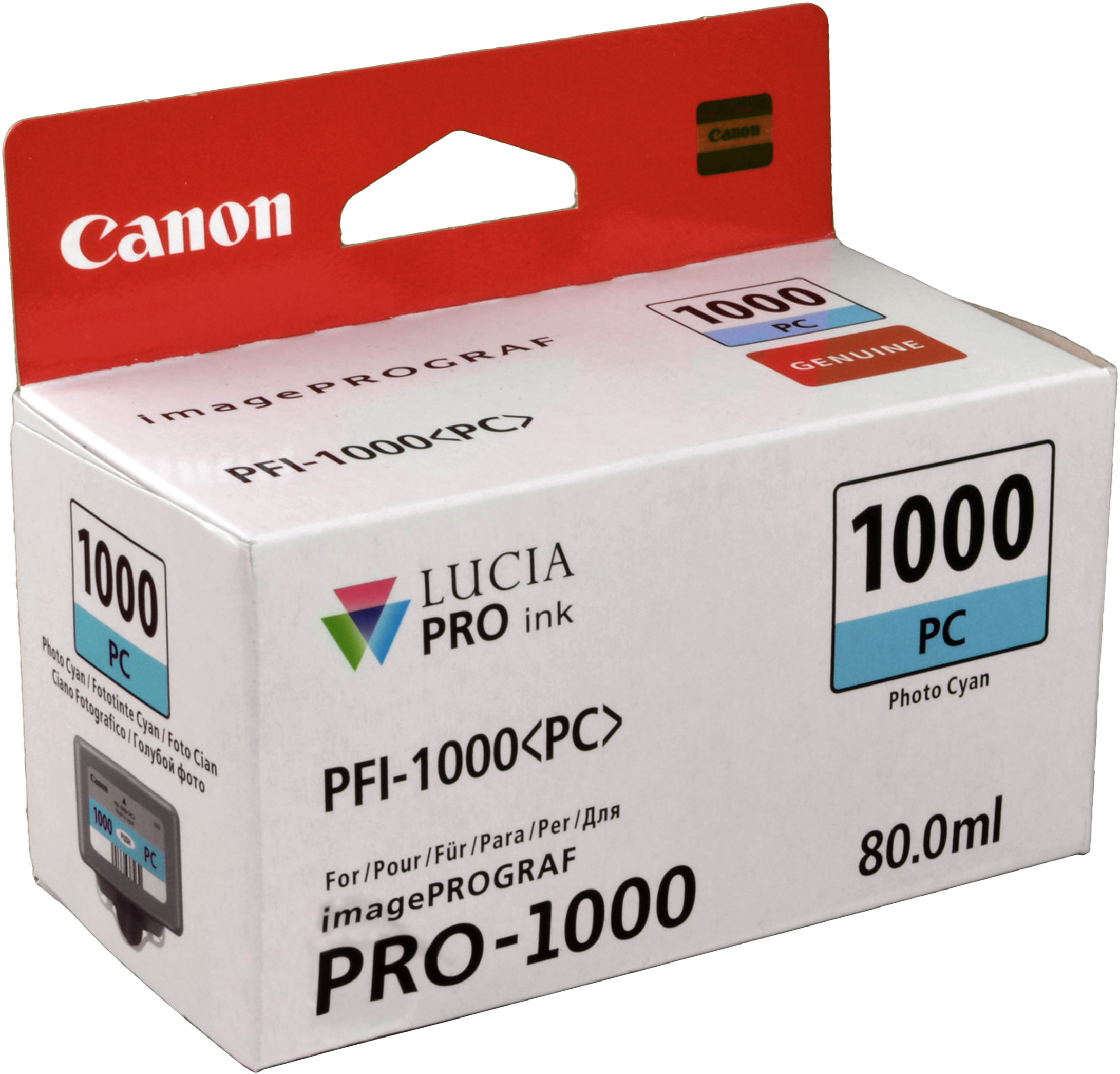 Canon Tinte 0550C001 PFI-1000PC photo cyan