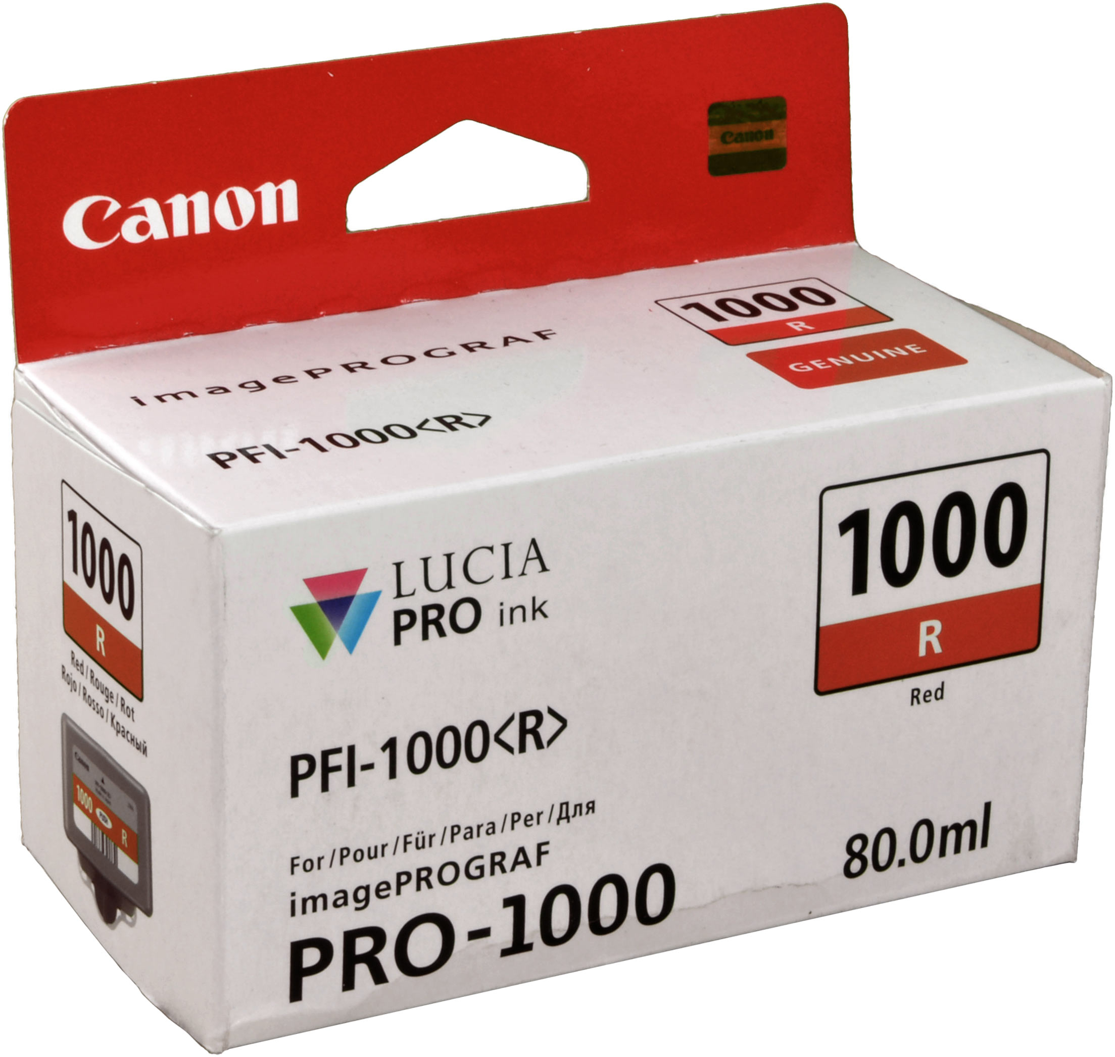 Canon Tinte 0554C001 PFI-1000R rot