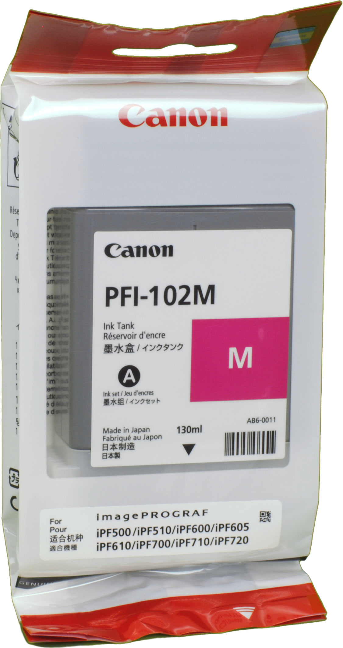 Canon Tinte 0897B001  PFI-102M  magenta