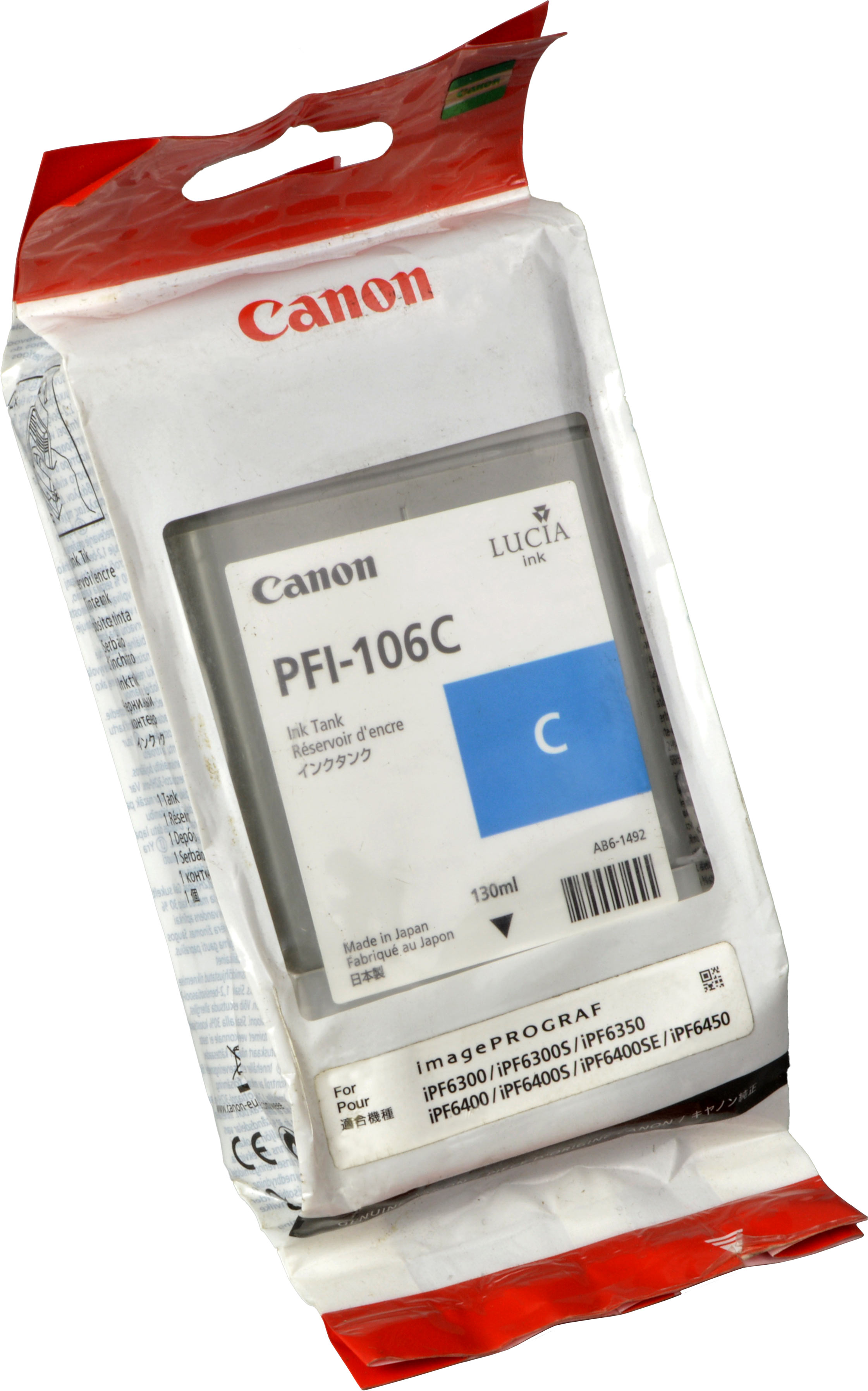 Canon Tinte 6622B001  PFI-106C  cyan