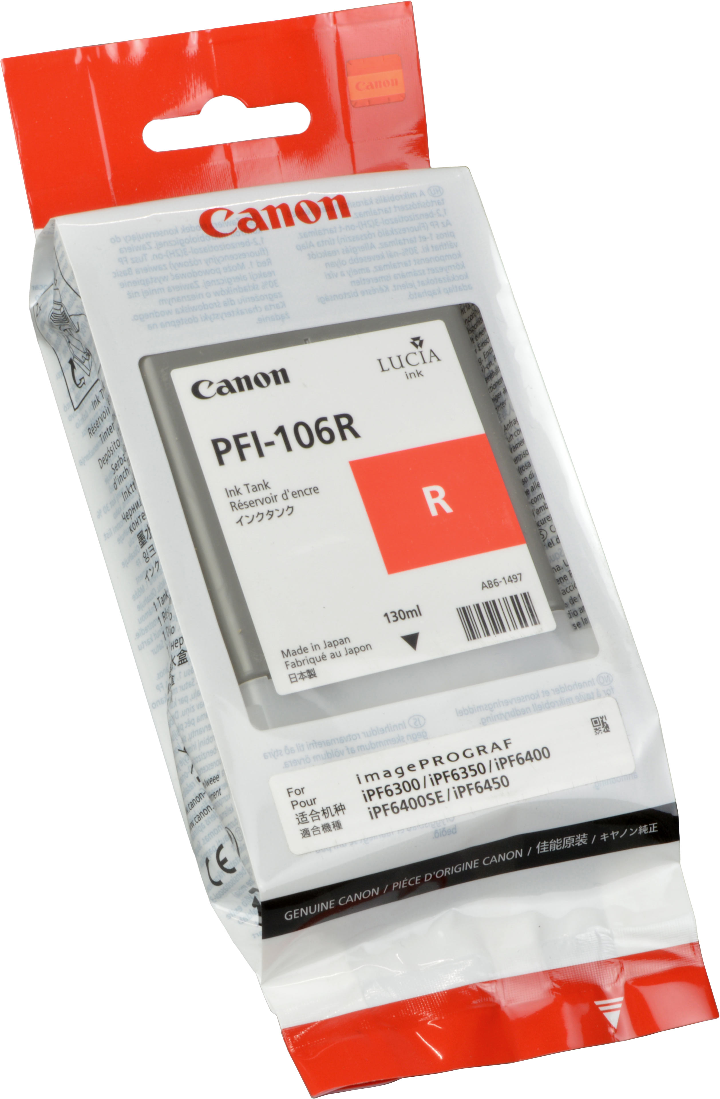 Canon Tinte 6627B001  PFI-106R  rot