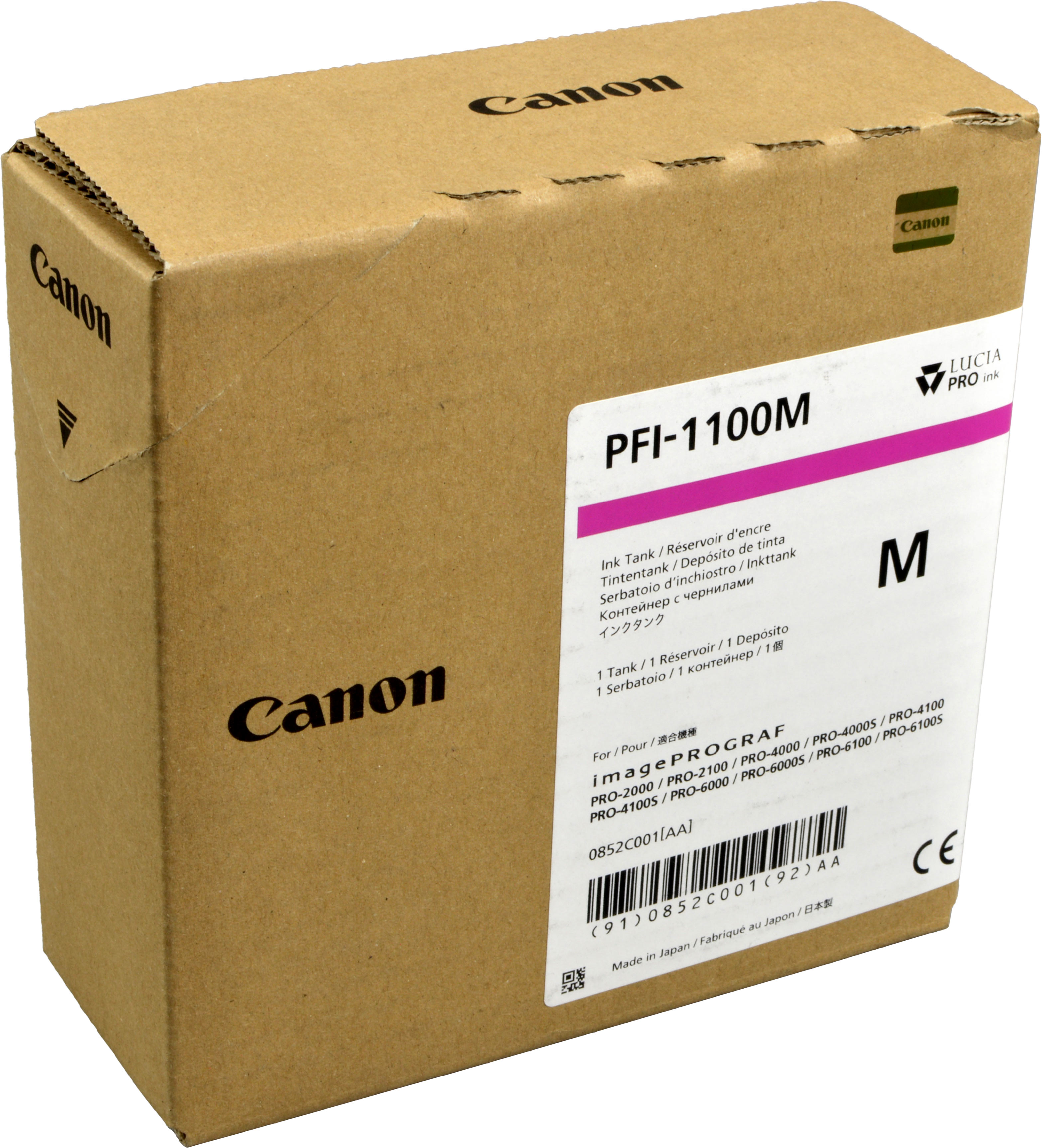 Canon Tinte 0852C001 PFI-1100M magenta