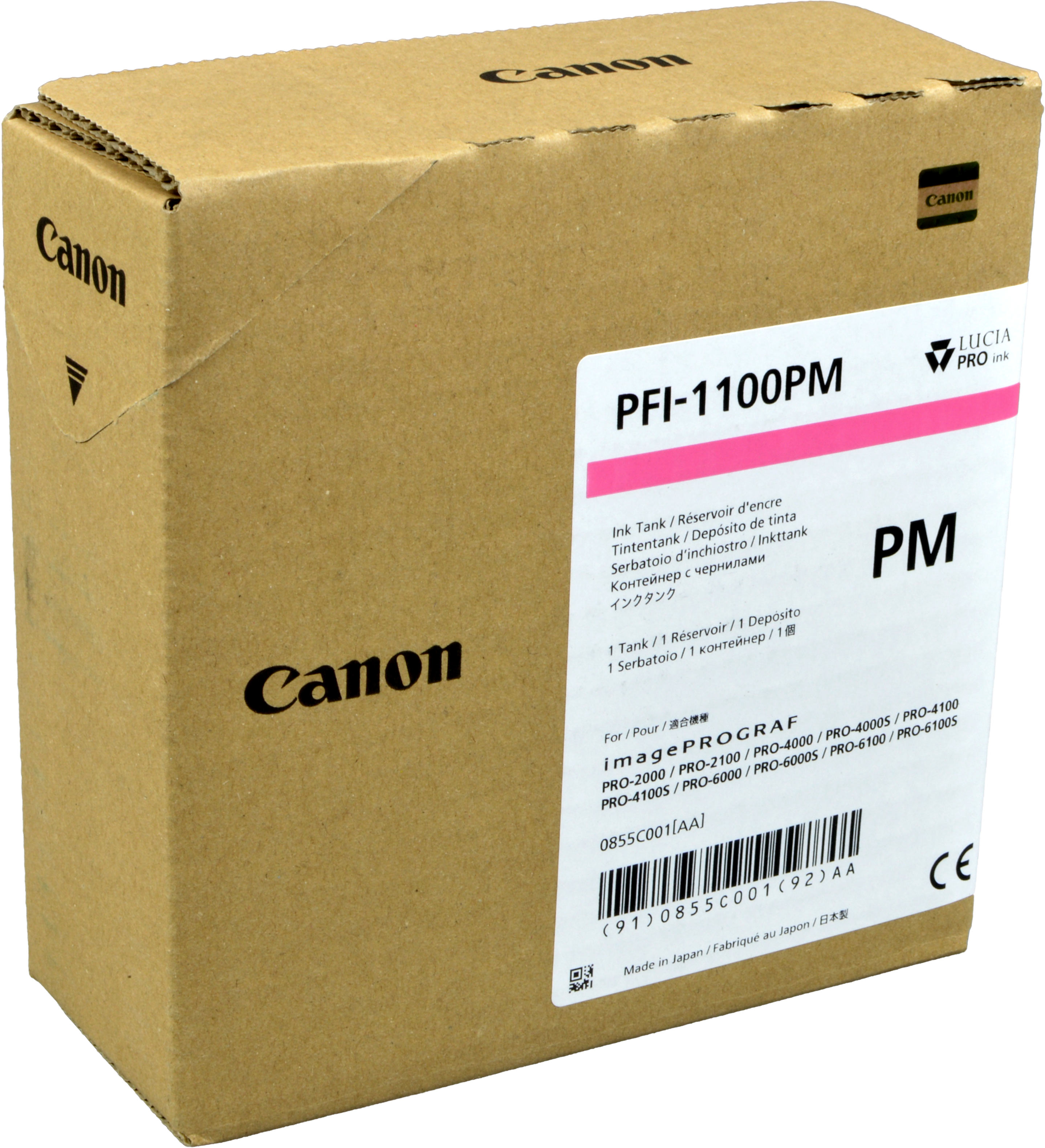 Canon Tinte 0855C001  PFI-1100PM  photo magenta