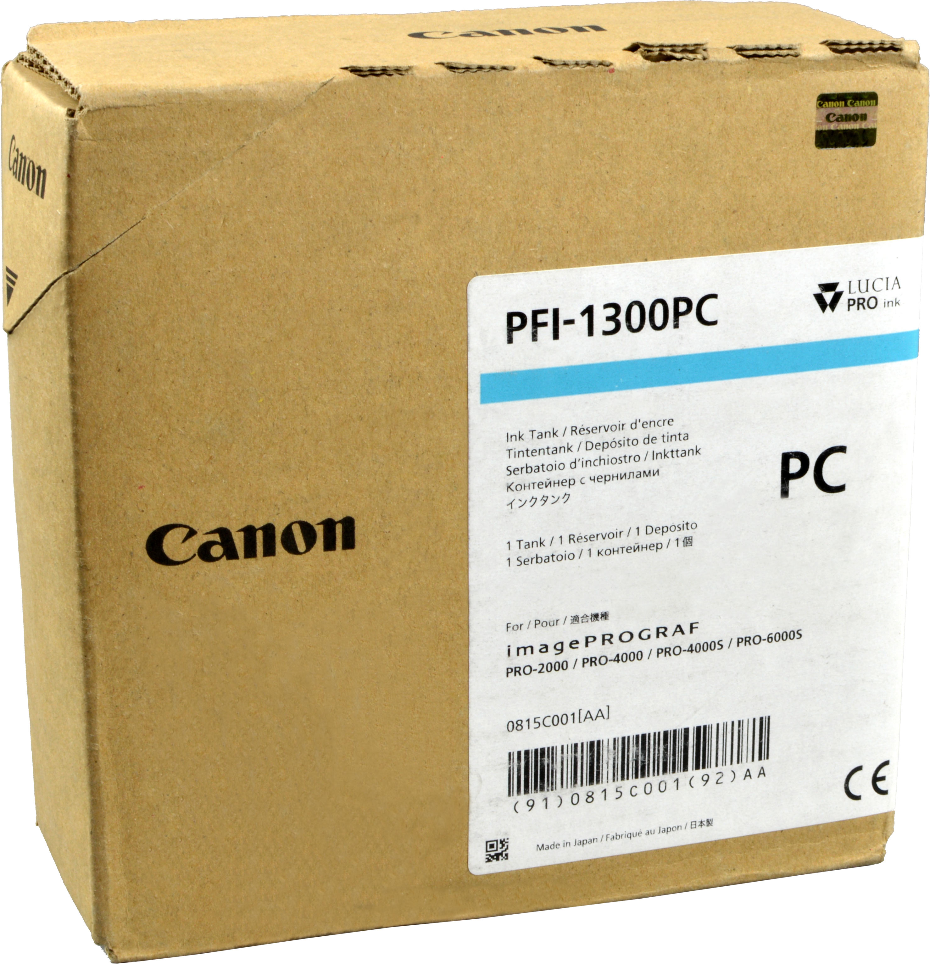 Canon Tinte 0815C001 PFI-1300PC photo cyan