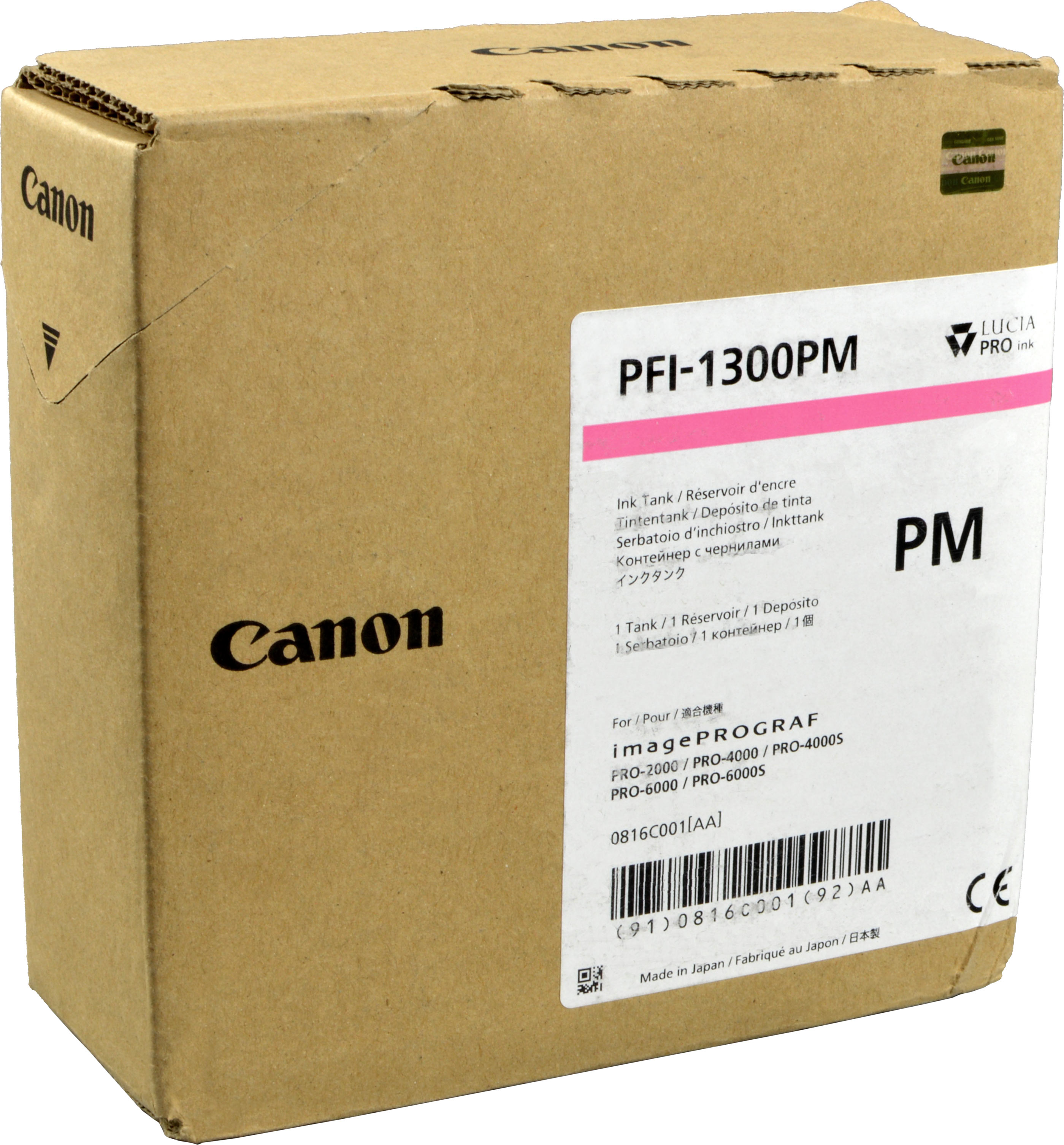 Canon Tinte 0816C001  PFI-1300PM  photo magenta