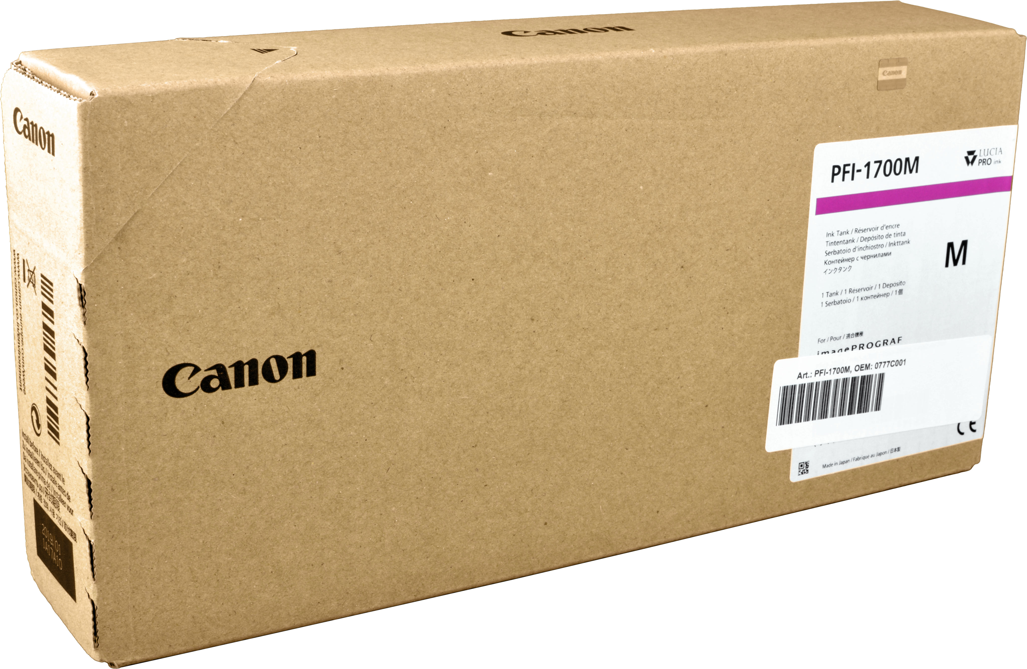 Canon Tinte 0777C001  PFI-1700M  magenta