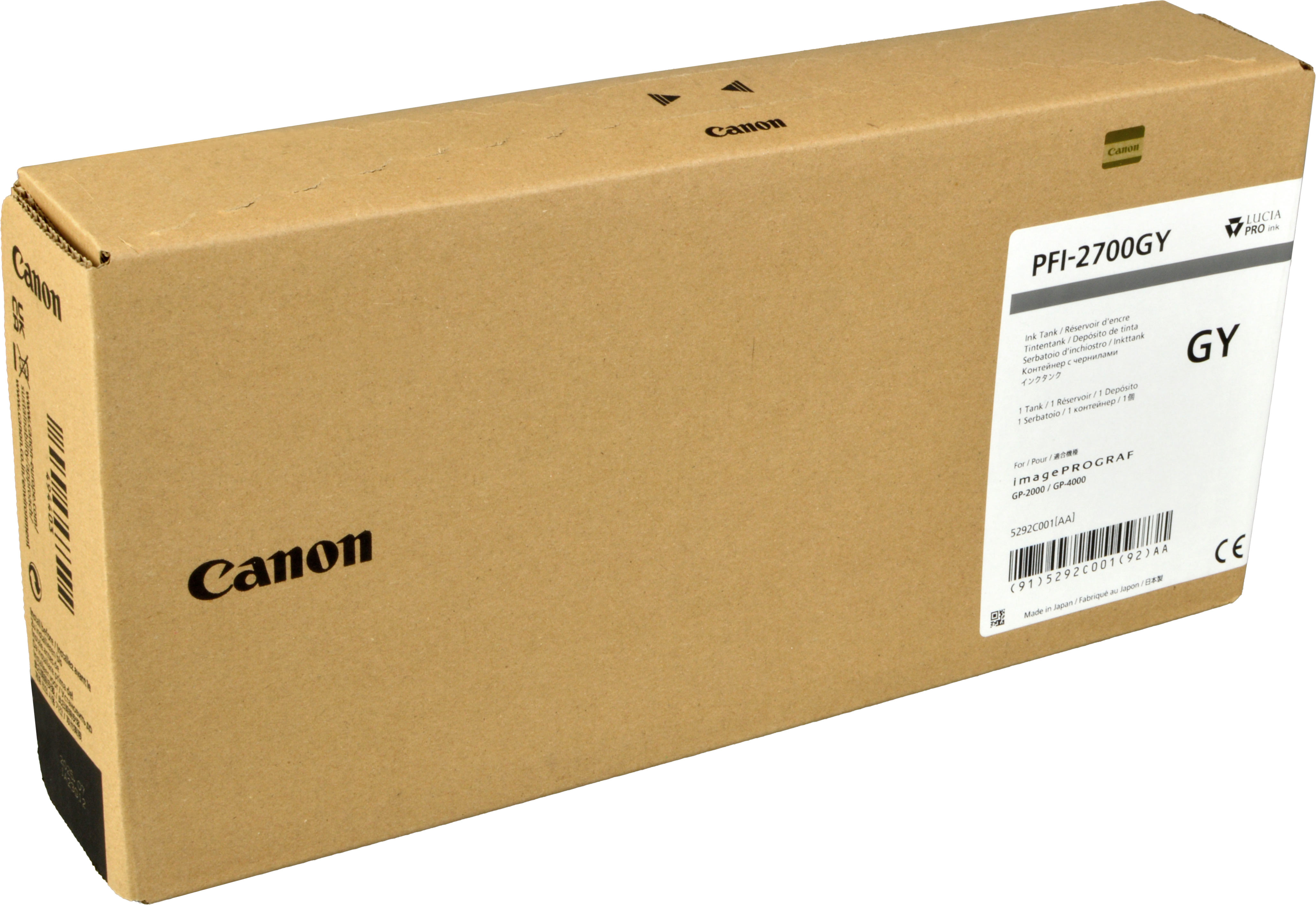Canon Tinte 5292C001 PFI-2700GY grey