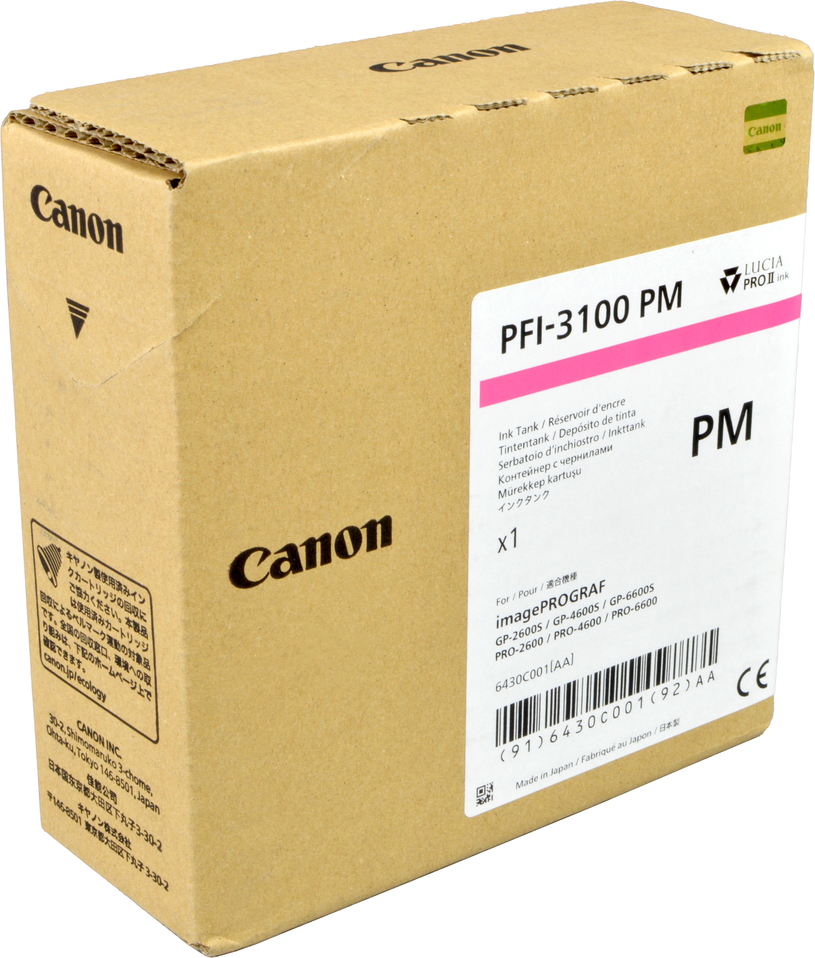Canon Tinte 6430C001 PFI-3100PM photo magenta