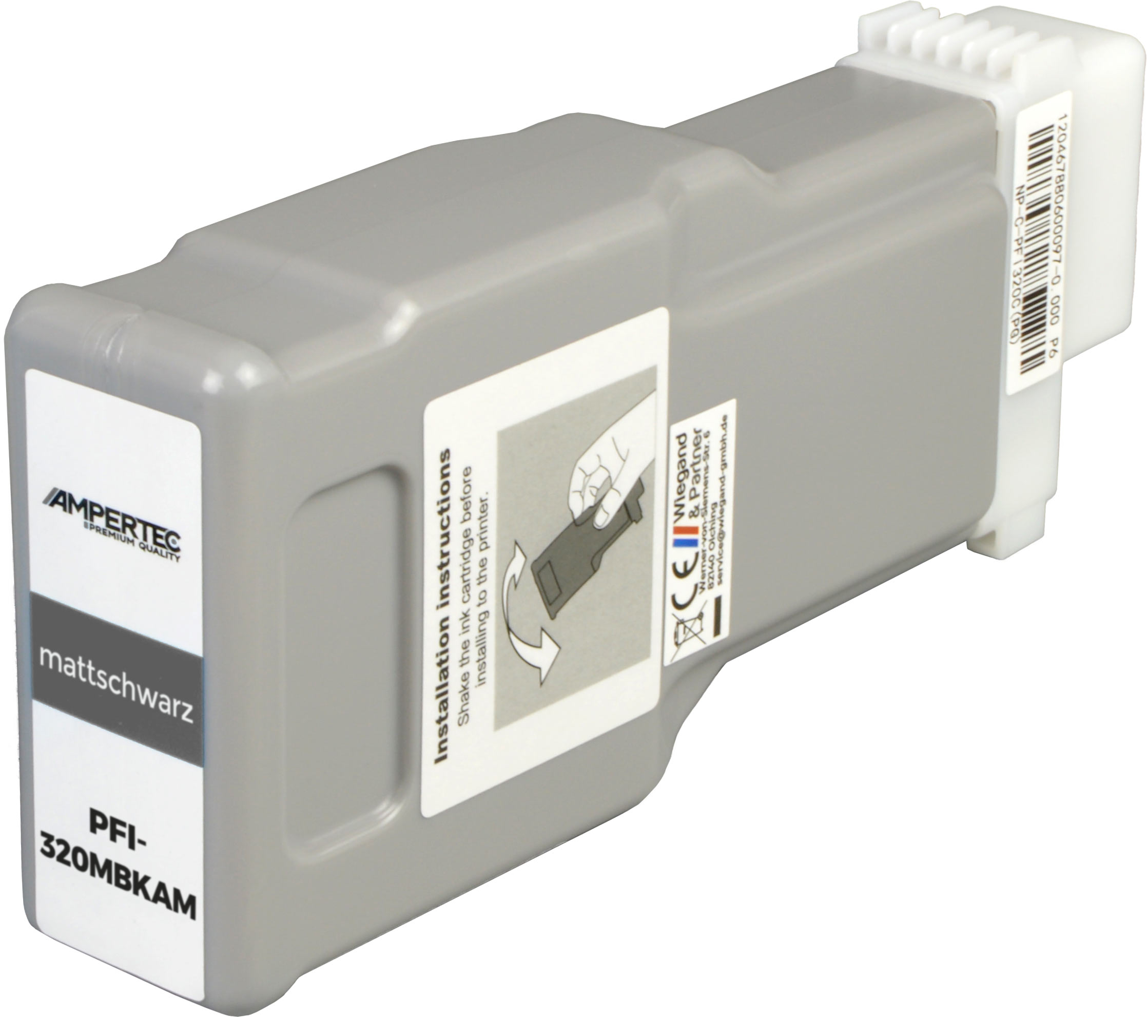 4262368911244 - Tinte ersetzt Canon PFI-320MBK  matt schwarz