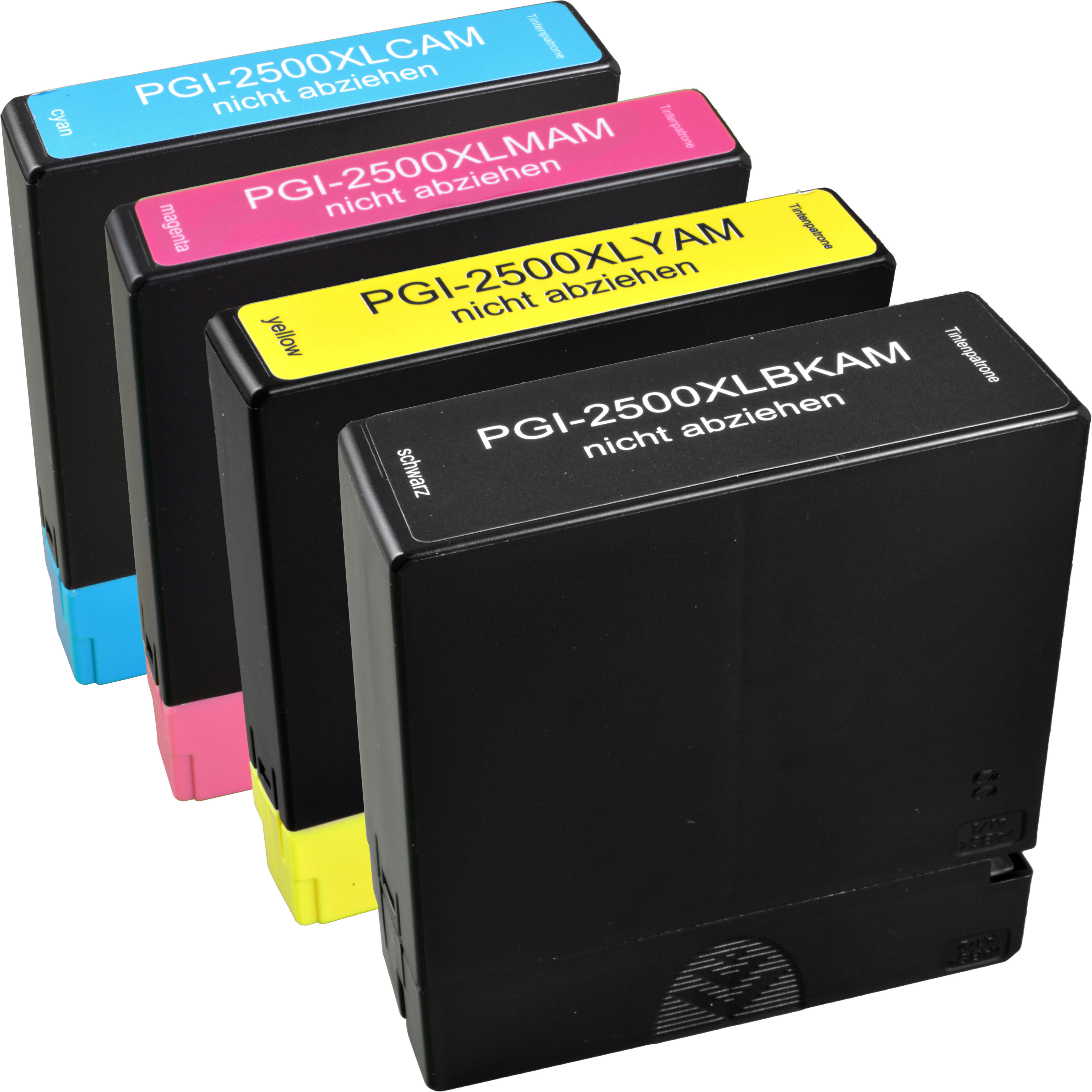 4 Ampertec Tinten für Canon PGI-2500XL BK C M Y  4-farbig