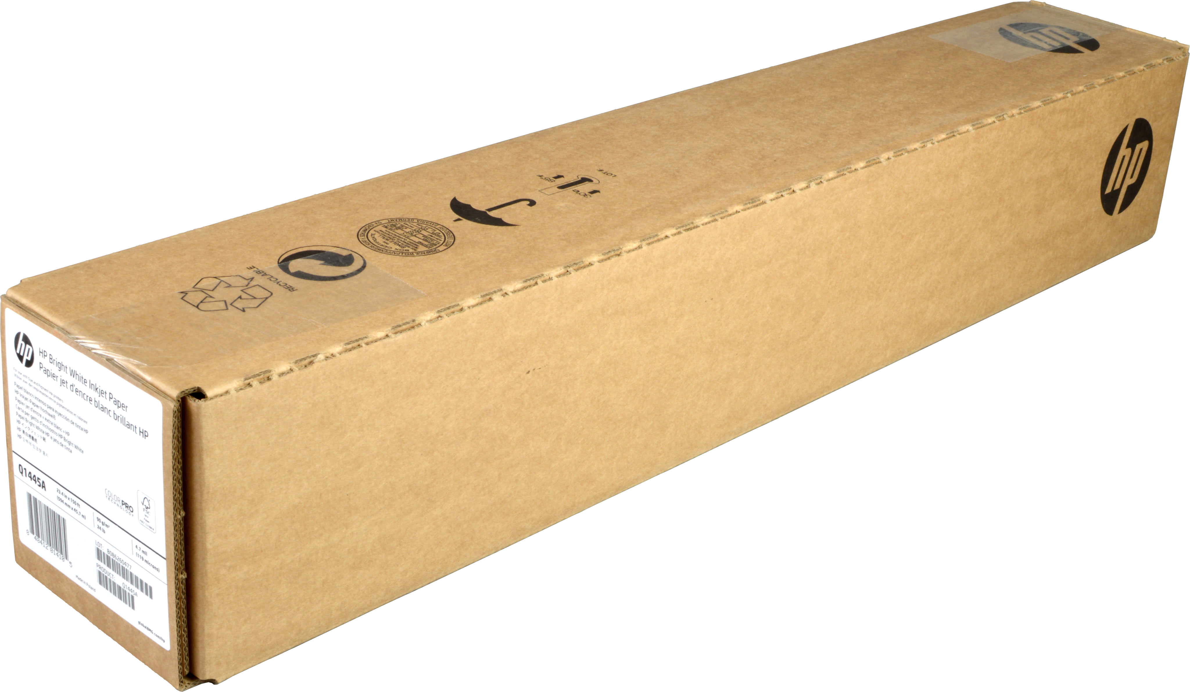 HP Plotterpapier A1 - 23,4" (59,4 cm x 45,7 m) - 90 g/m² - Q1445A