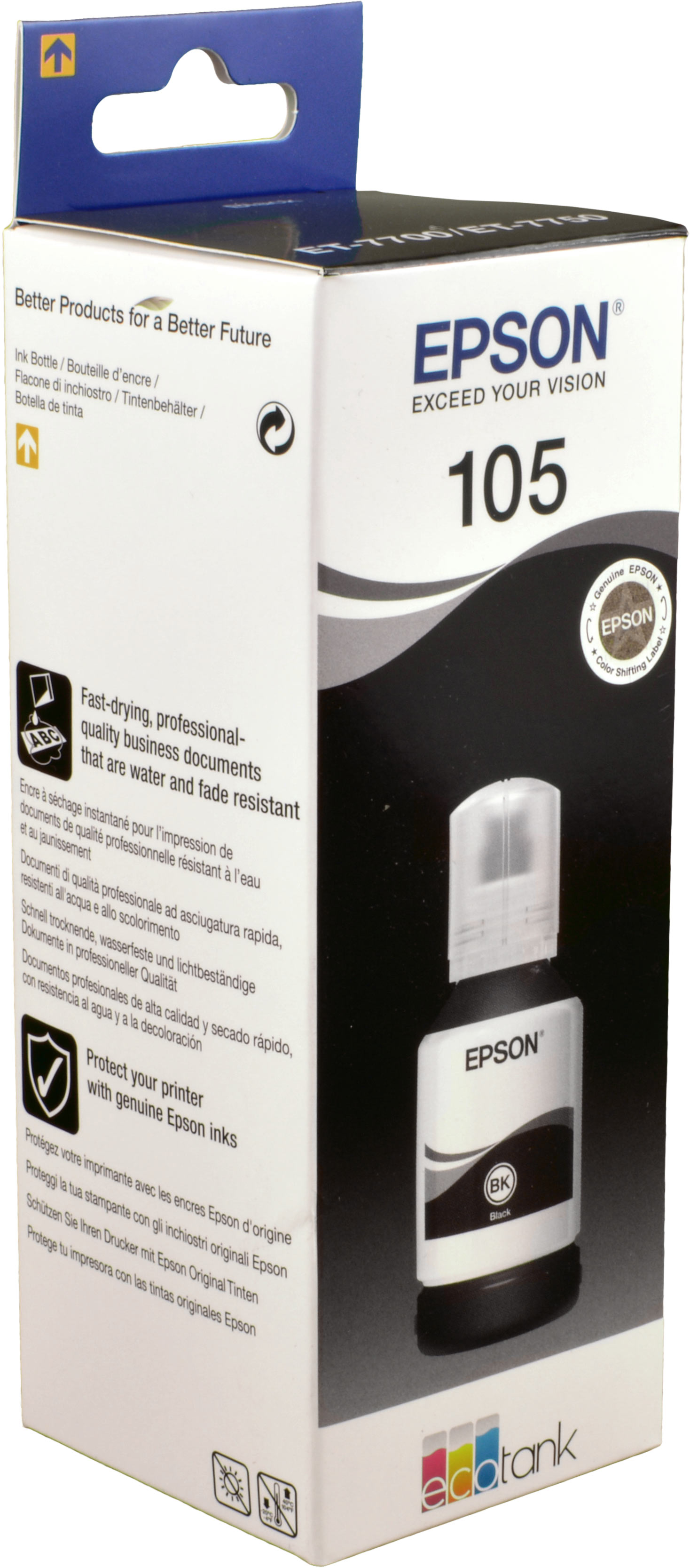 Epson Nachfülltinte C13T00Q140 schwarz 105