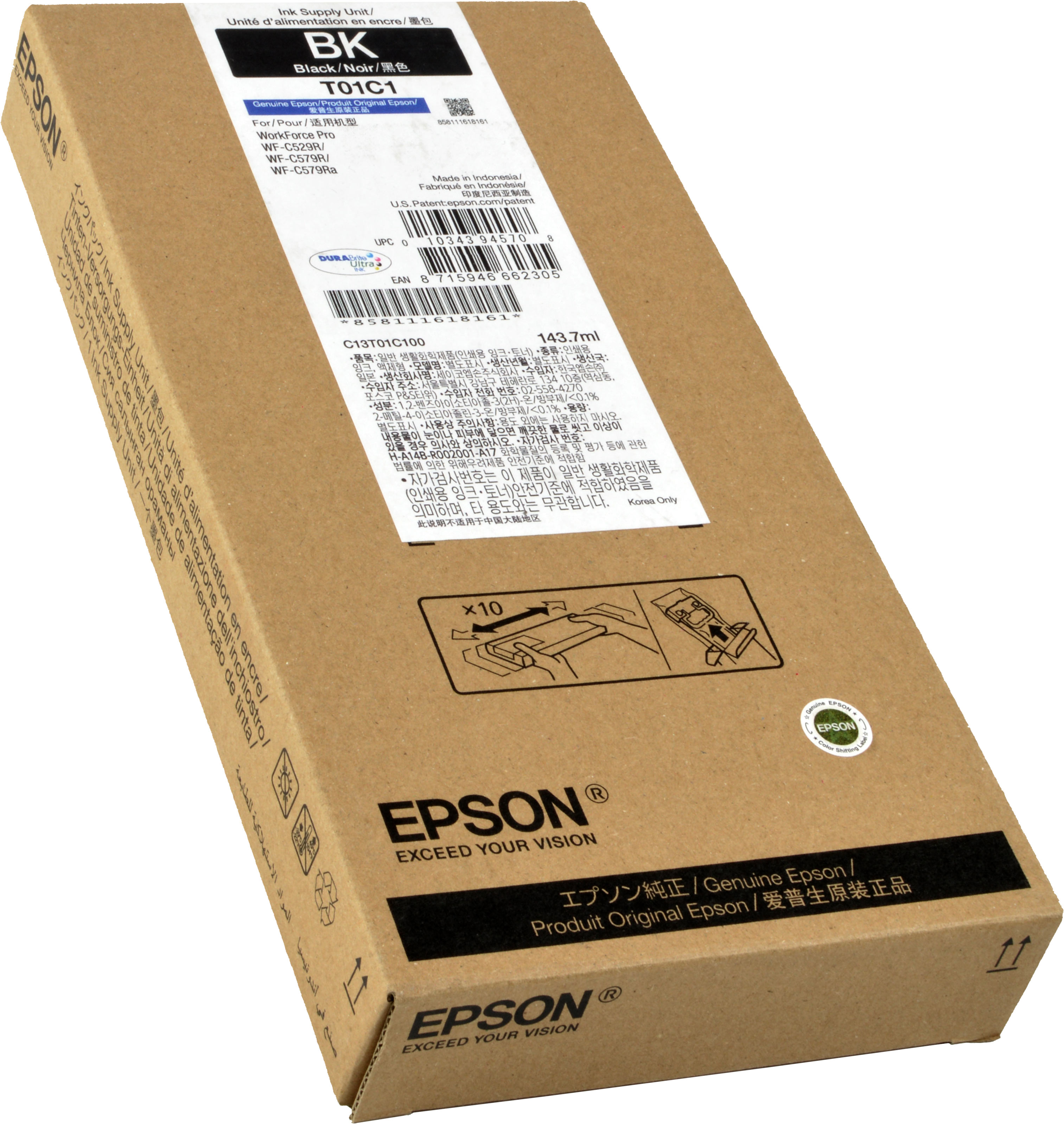 Epson Tinte C13T01C100  XL  Black