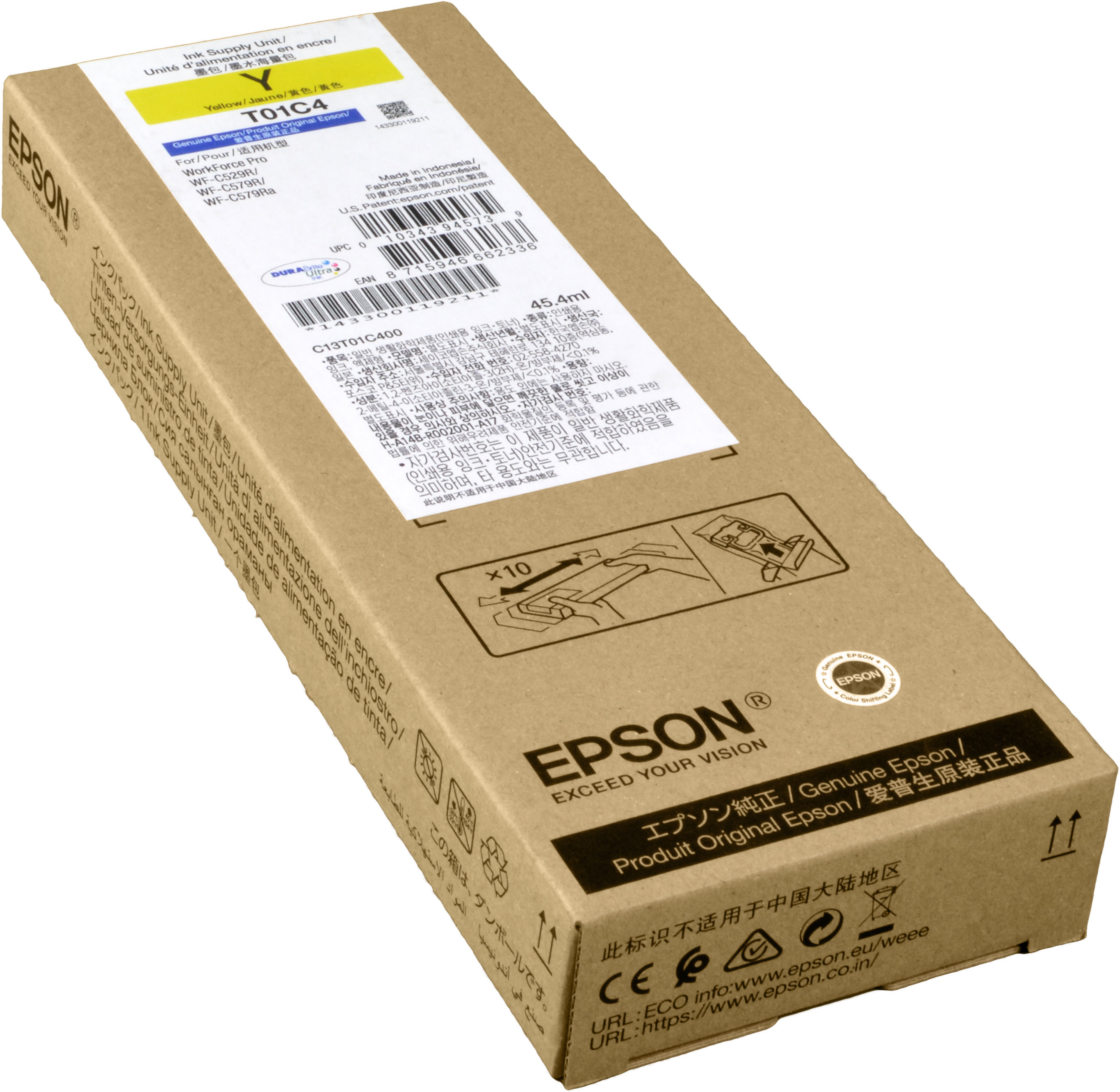 Epson Tinte C13T01C400  XL  Yellow